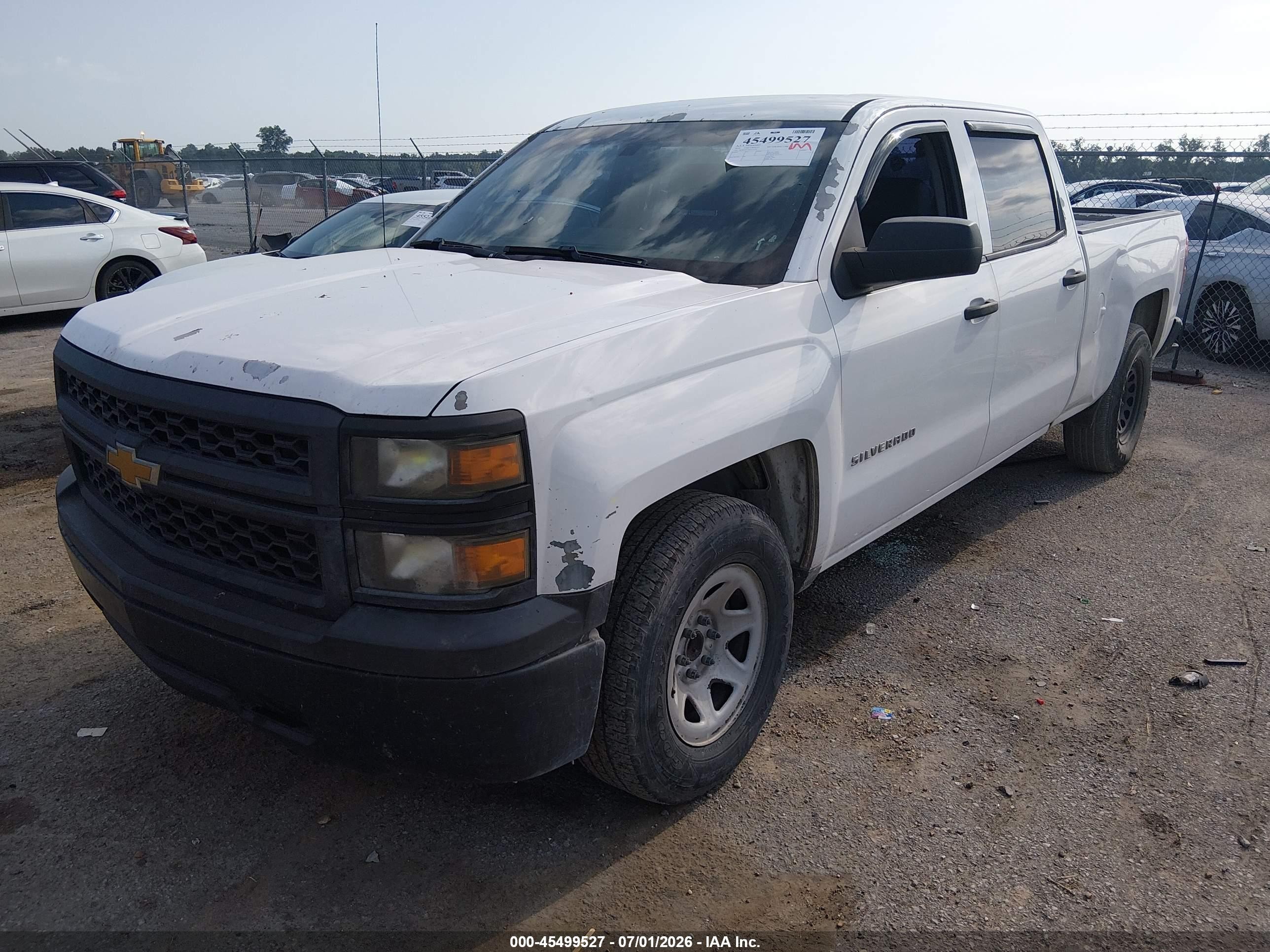 2014 Chevrolet Silverado 1500 Work Truck Белый vin: 3GCPCPEC4EG122770