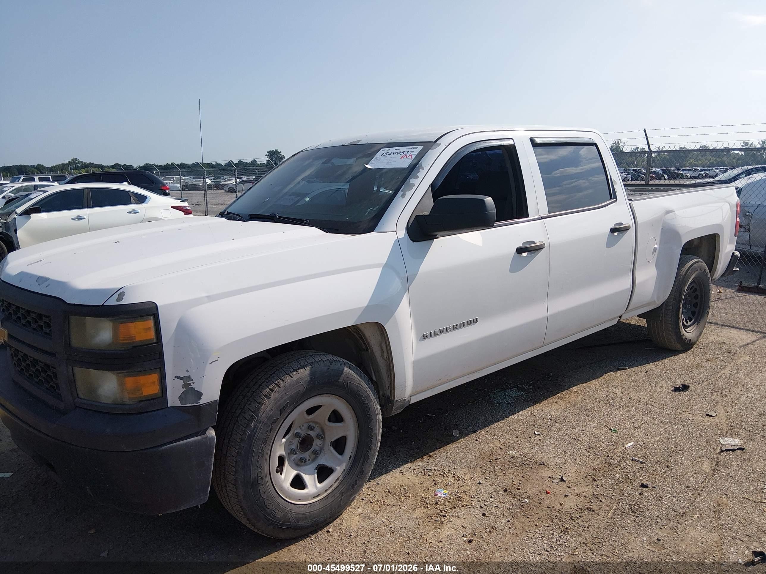 2014 Chevrolet Silverado 1500 Work Truck Белый vin: 3GCPCPEC4EG122770