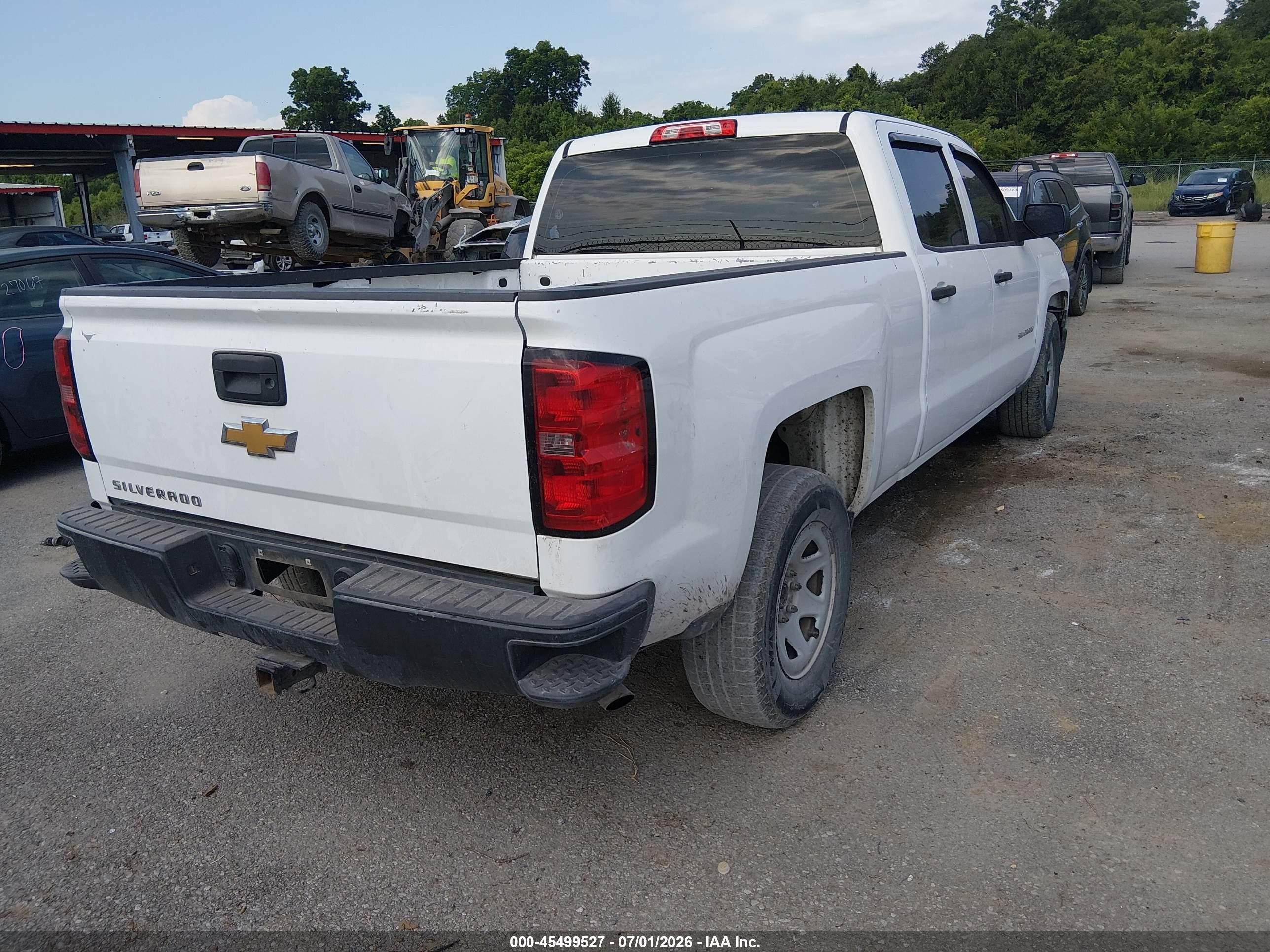 2014 Chevrolet Silverado 1500 Work Truck Белый vin: 3GCPCPEC4EG122770