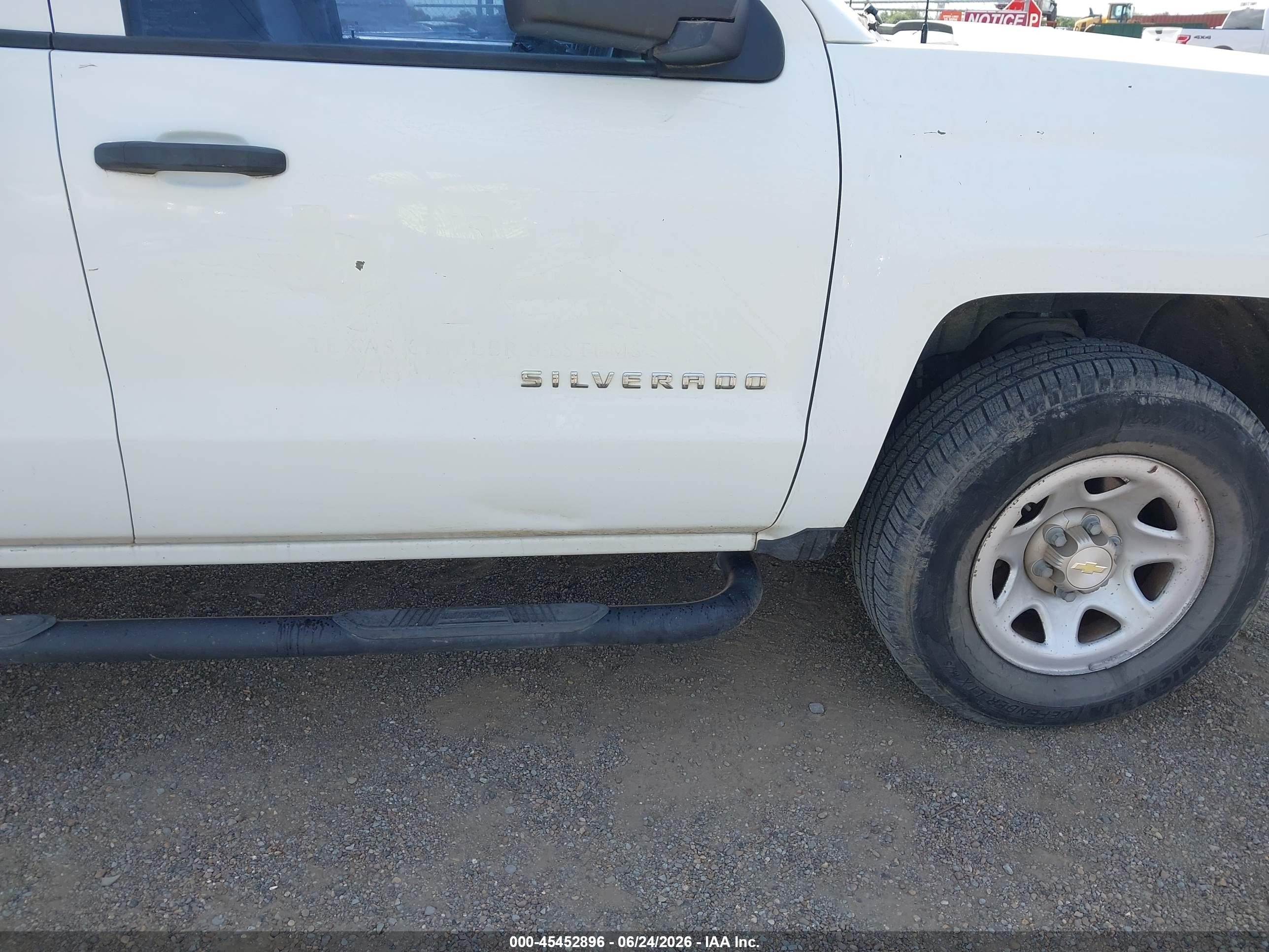 2015 Chevrolet Silverado 1500 Work Truck White vin: 3GCPCPEC4FG405297