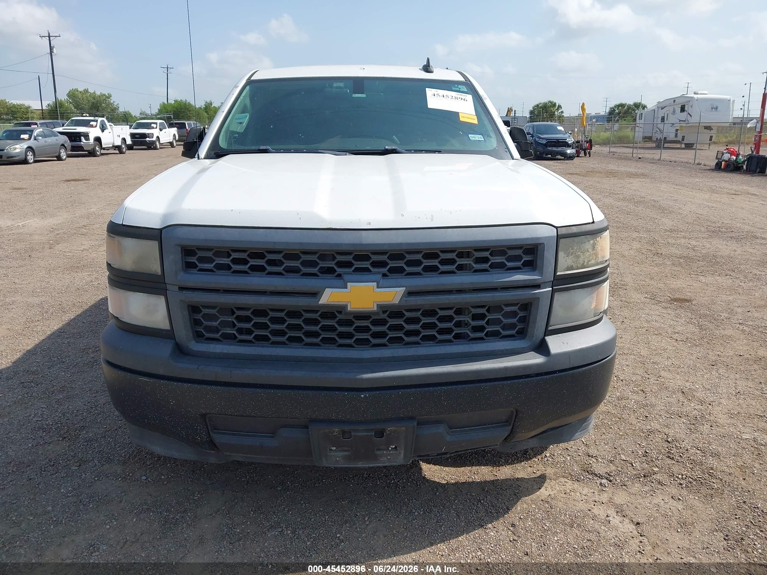 2015 Chevrolet Silverado 1500 Work Truck White vin: 3GCPCPEC4FG405297