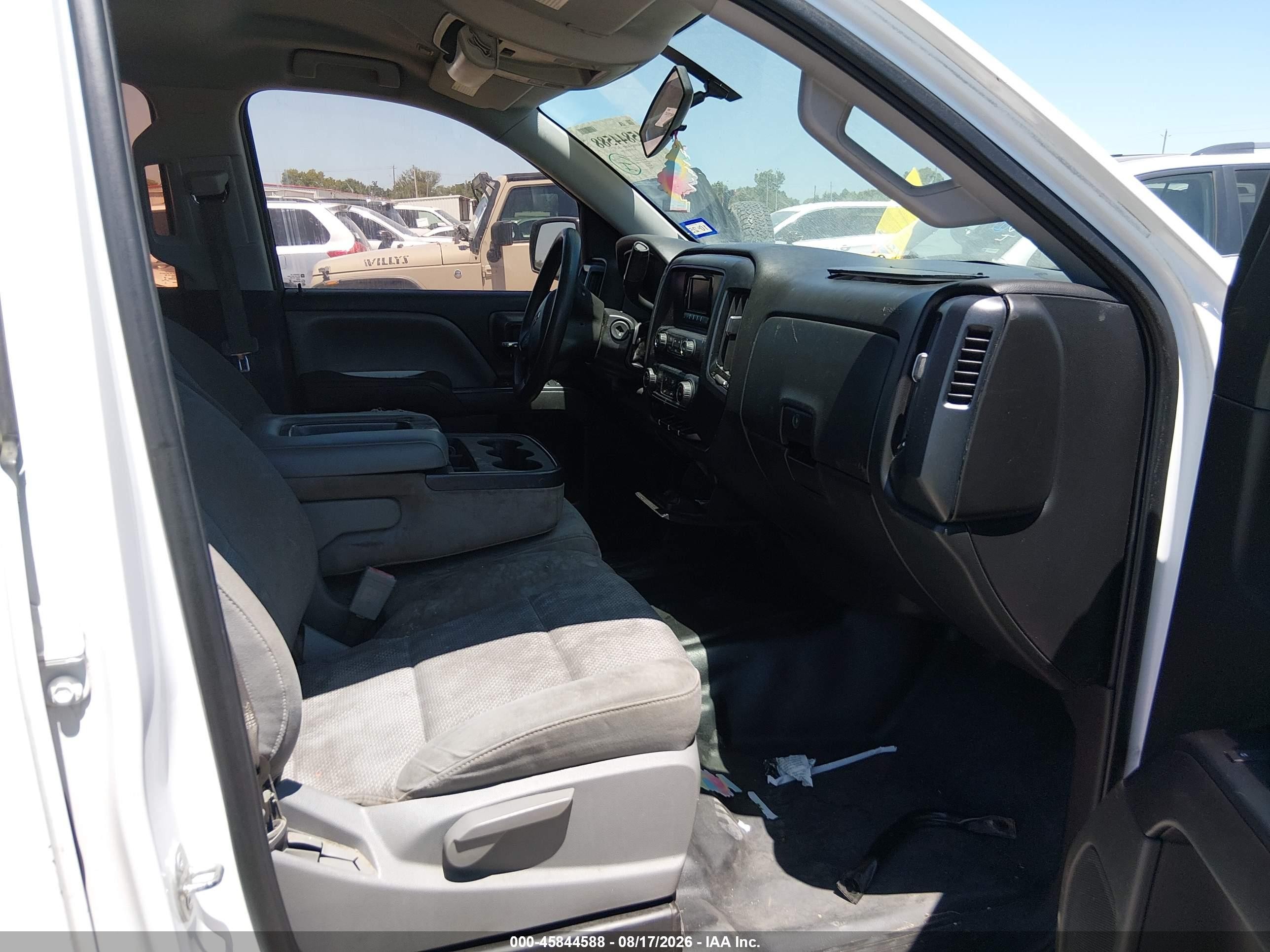 2014 Chevrolet Silverado 1500 Work Truck White vin: 3GCPCPEC6EG379848