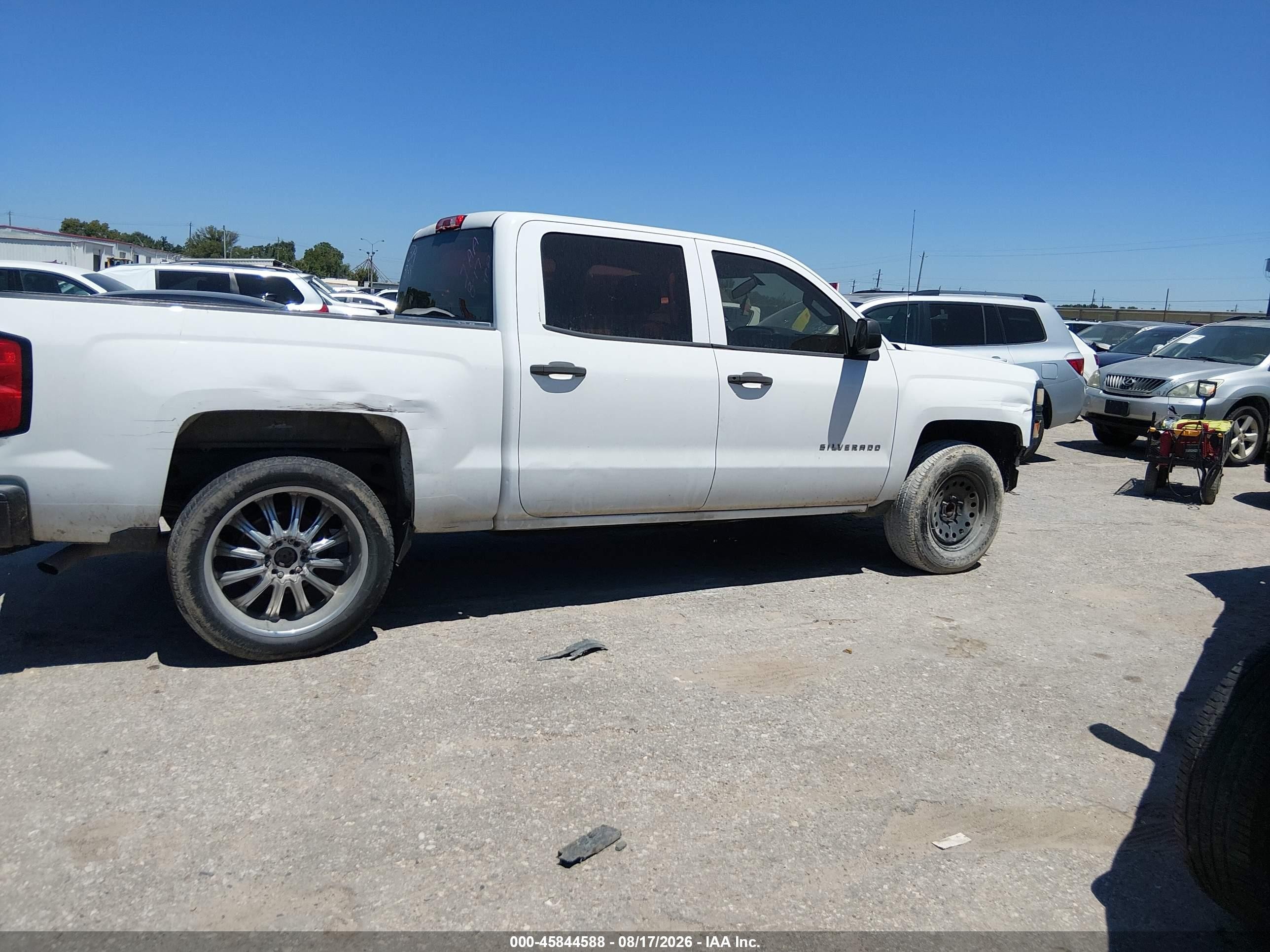 2014 Chevrolet Silverado 1500 Work Truck White vin: 3GCPCPEC6EG379848