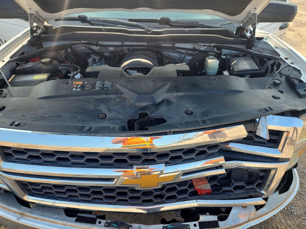 2014 Chevrolet 1500 White vin: 3GCPCPEC7EG361844