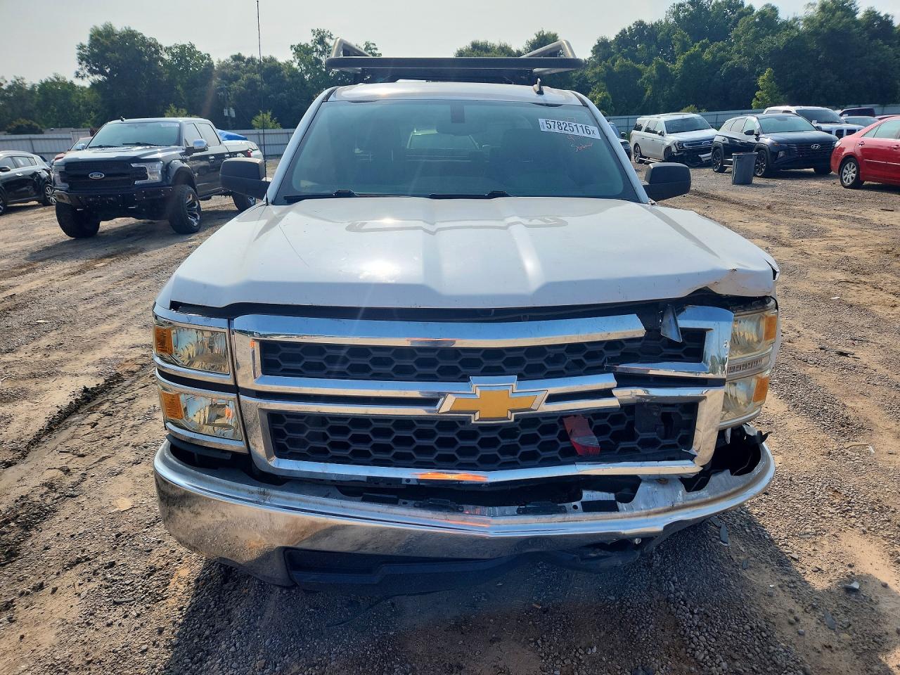 2014 Chevrolet 1500 White vin: 3GCPCPEC7EG361844