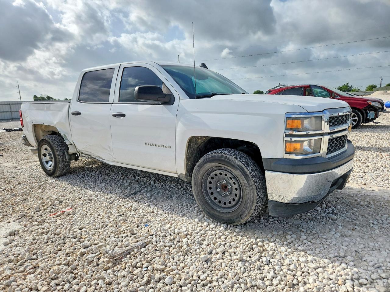 2015 Chevrolet Silverado C1500 White vin: 3GCPCPEC7FG372182