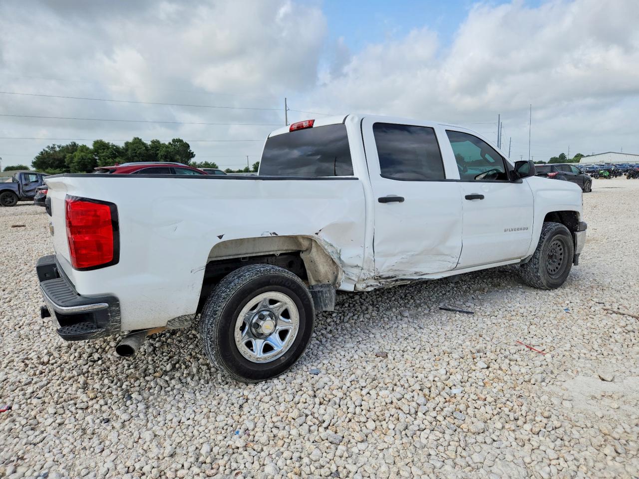 2015 Chevrolet Silverado C1500 White vin: 3GCPCPEC7FG372182