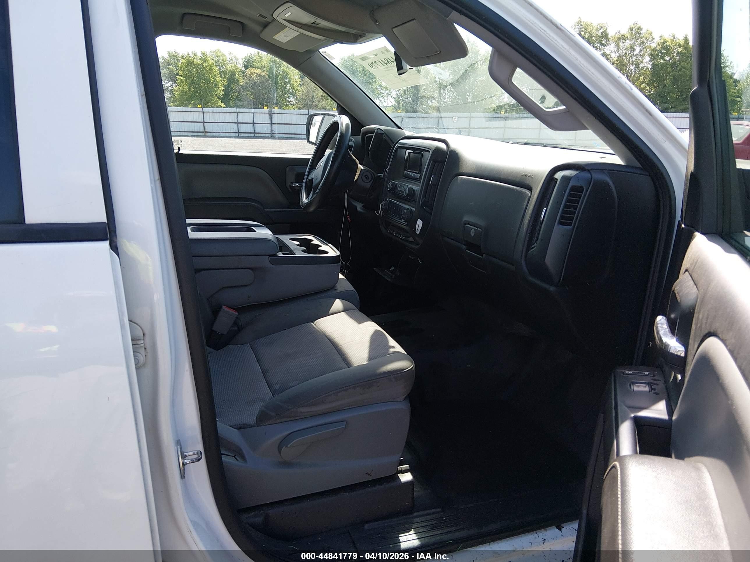 2015 Chevrolet Silverado 1500 Ls White vin: 3GCPCPEC7FG411966