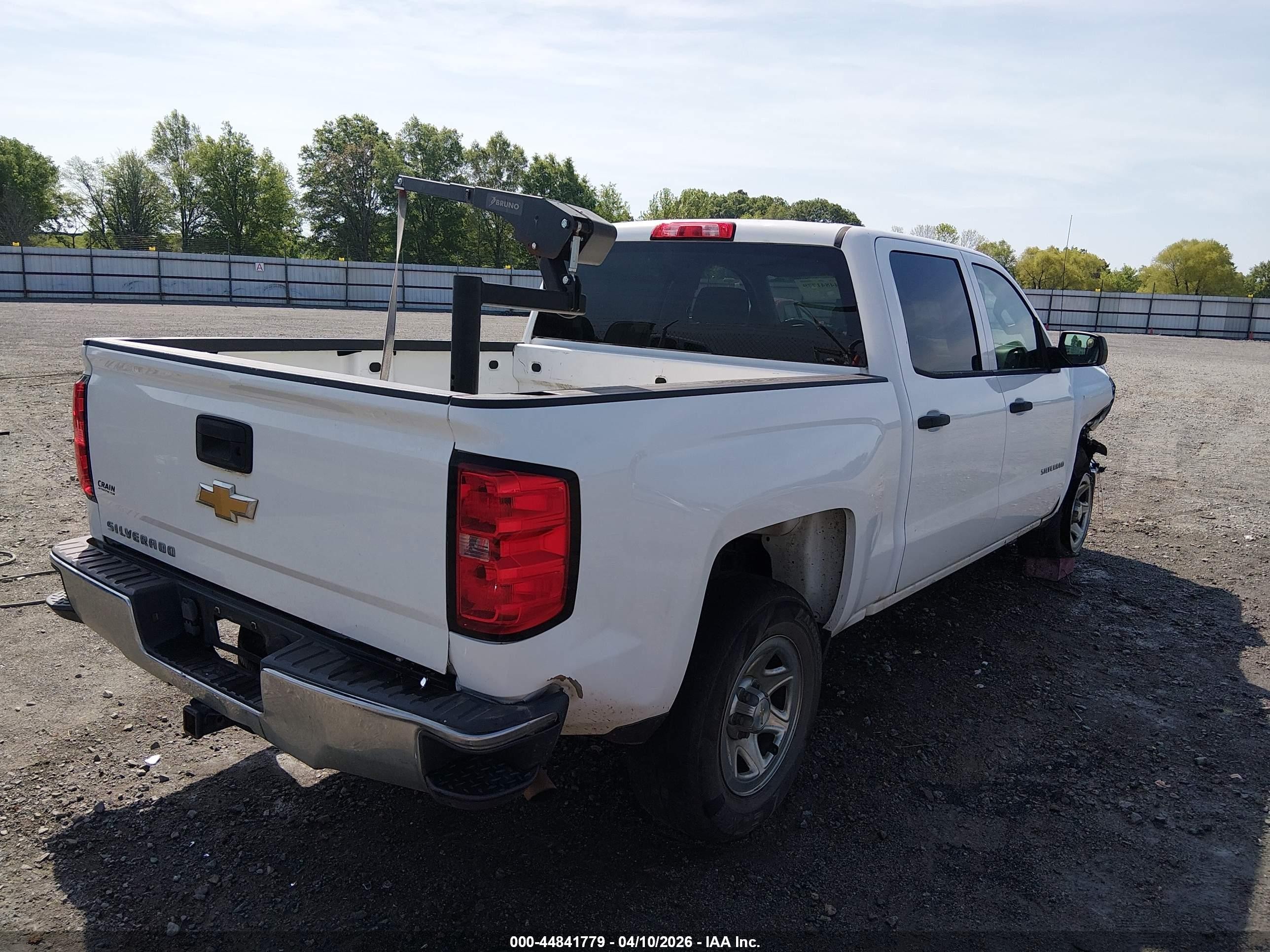 2015 Chevrolet Silverado 1500 Ls White vin: 3GCPCPEC7FG411966