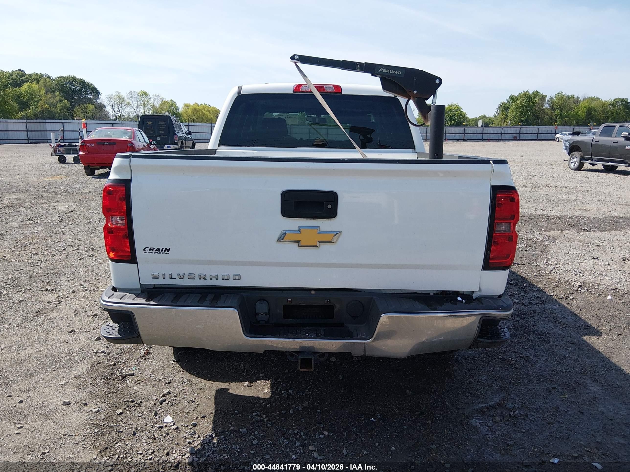 2015 Chevrolet Silverado 1500 Ls White vin: 3GCPCPEC7FG411966