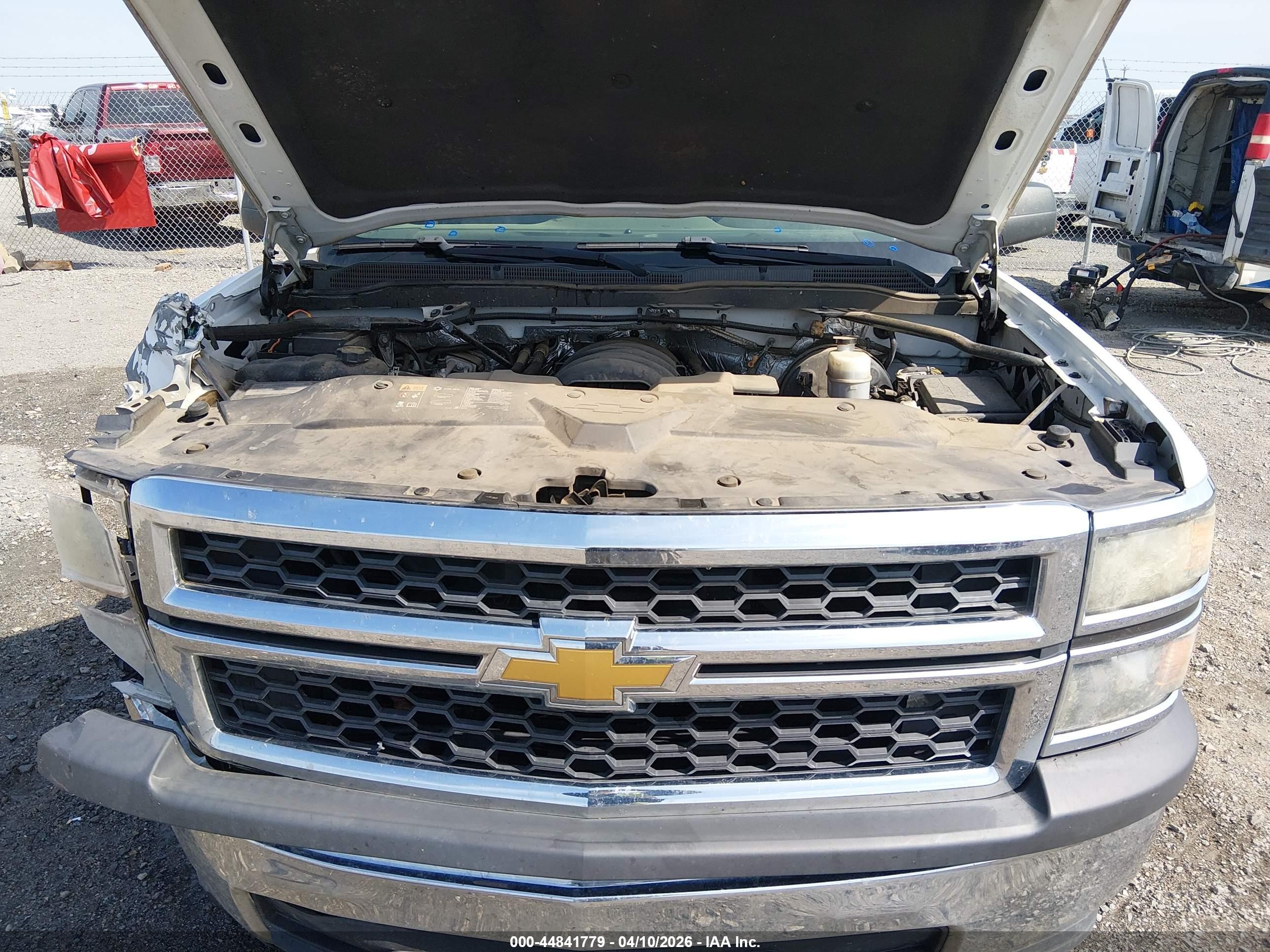 2015 Chevrolet Silverado 1500 Ls White vin: 3GCPCPEC7FG411966