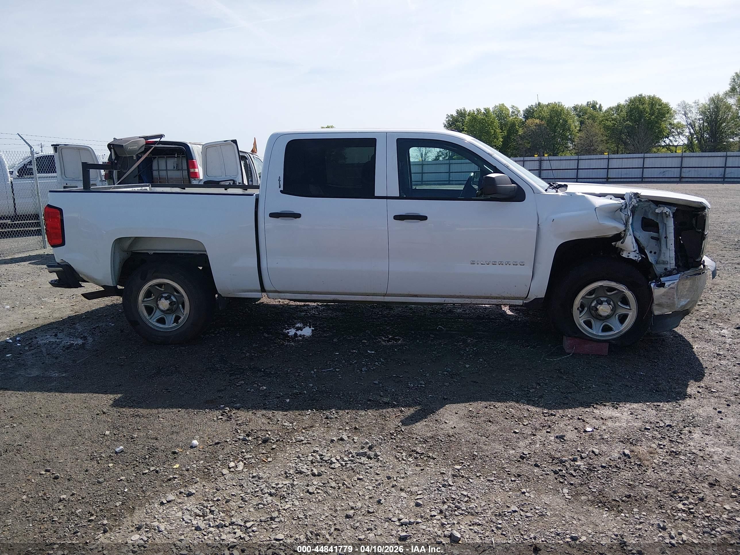 2015 Chevrolet Silverado 1500 Ls White vin: 3GCPCPEC7FG411966