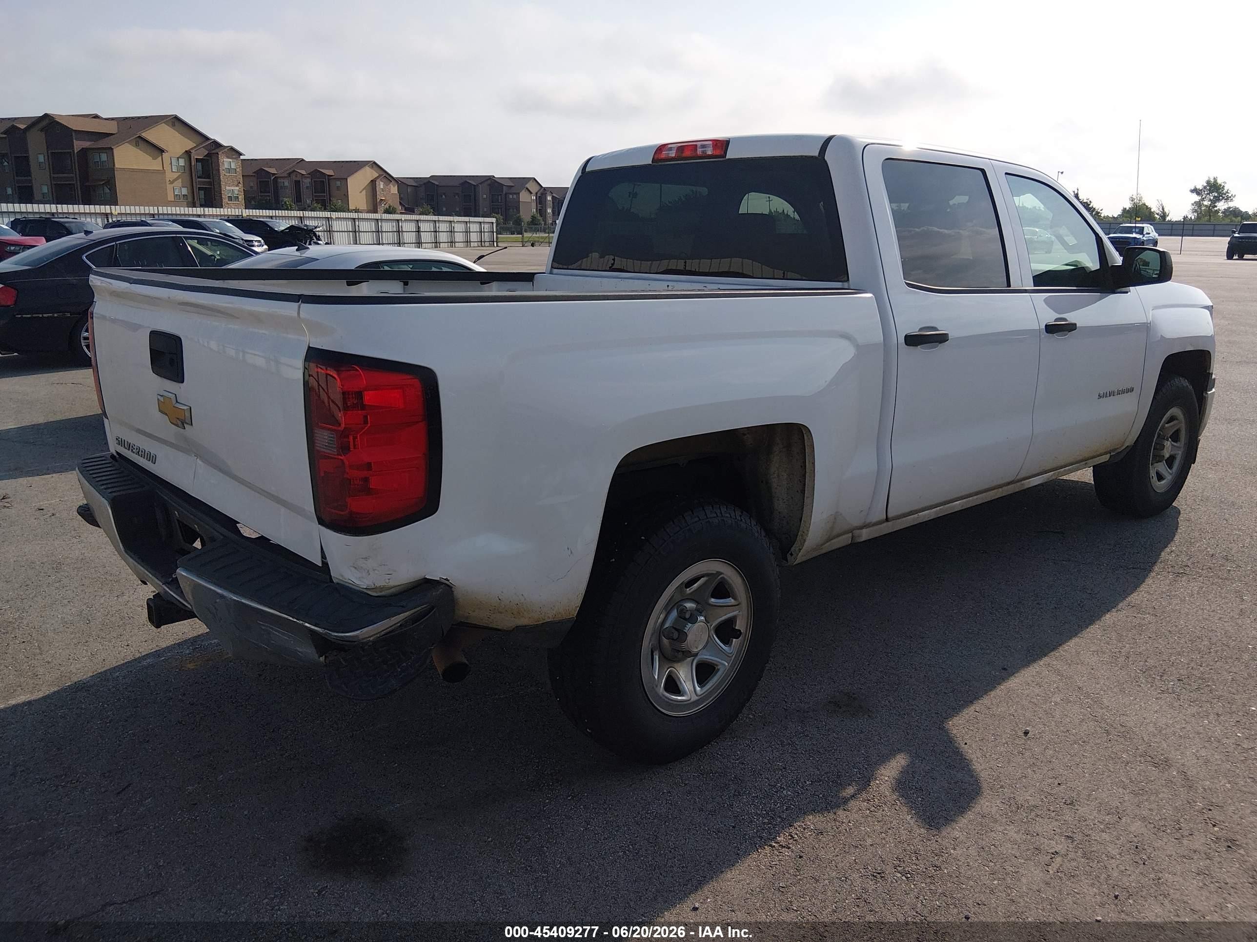 2014 Chevrolet Silverado 1500 Work Truck Белый vin: 3GCPCPEC9EG250471