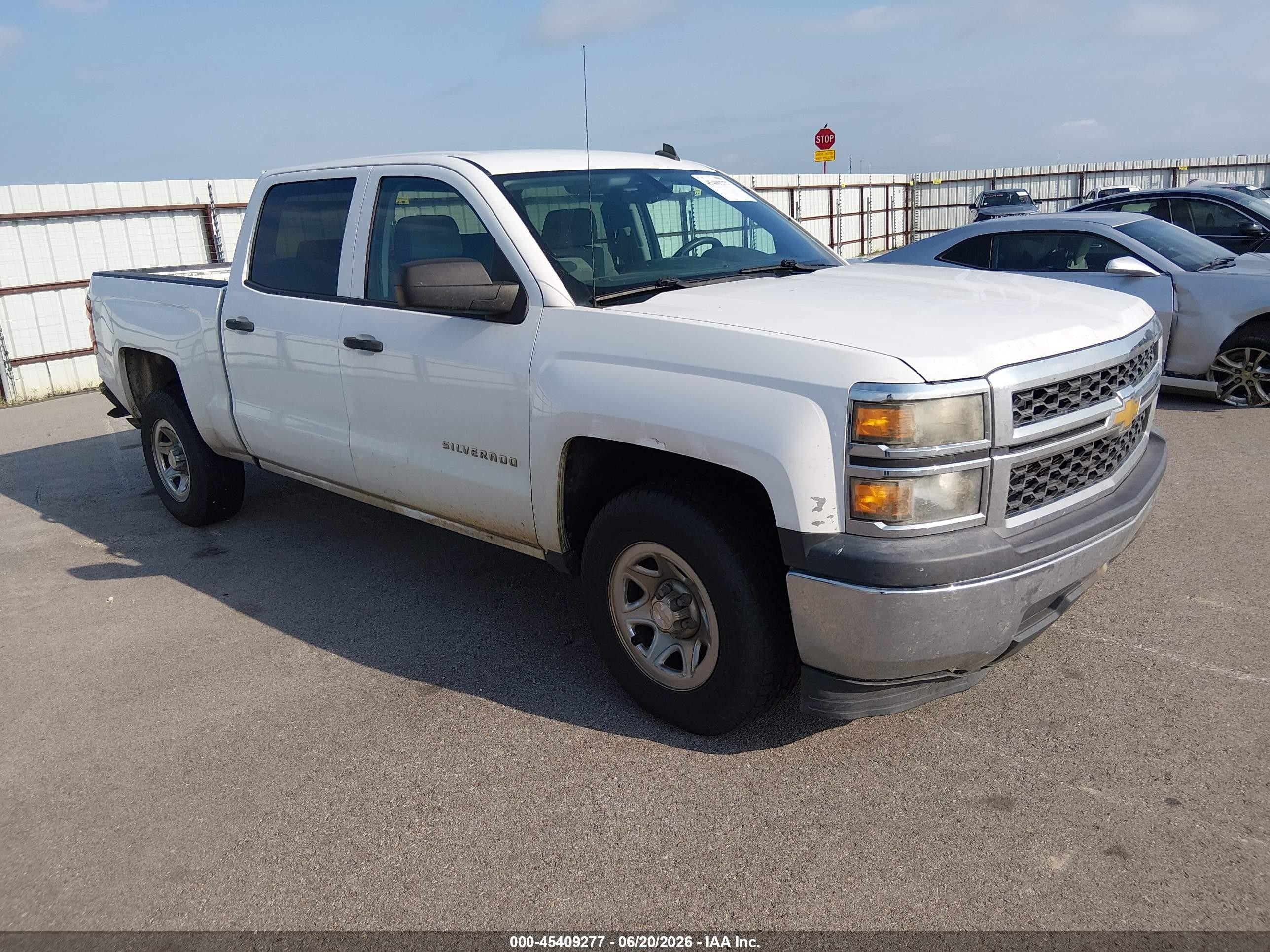 2014 Chevrolet Silverado 1500 Work Truck Белый vin: 3GCPCPEC9EG250471