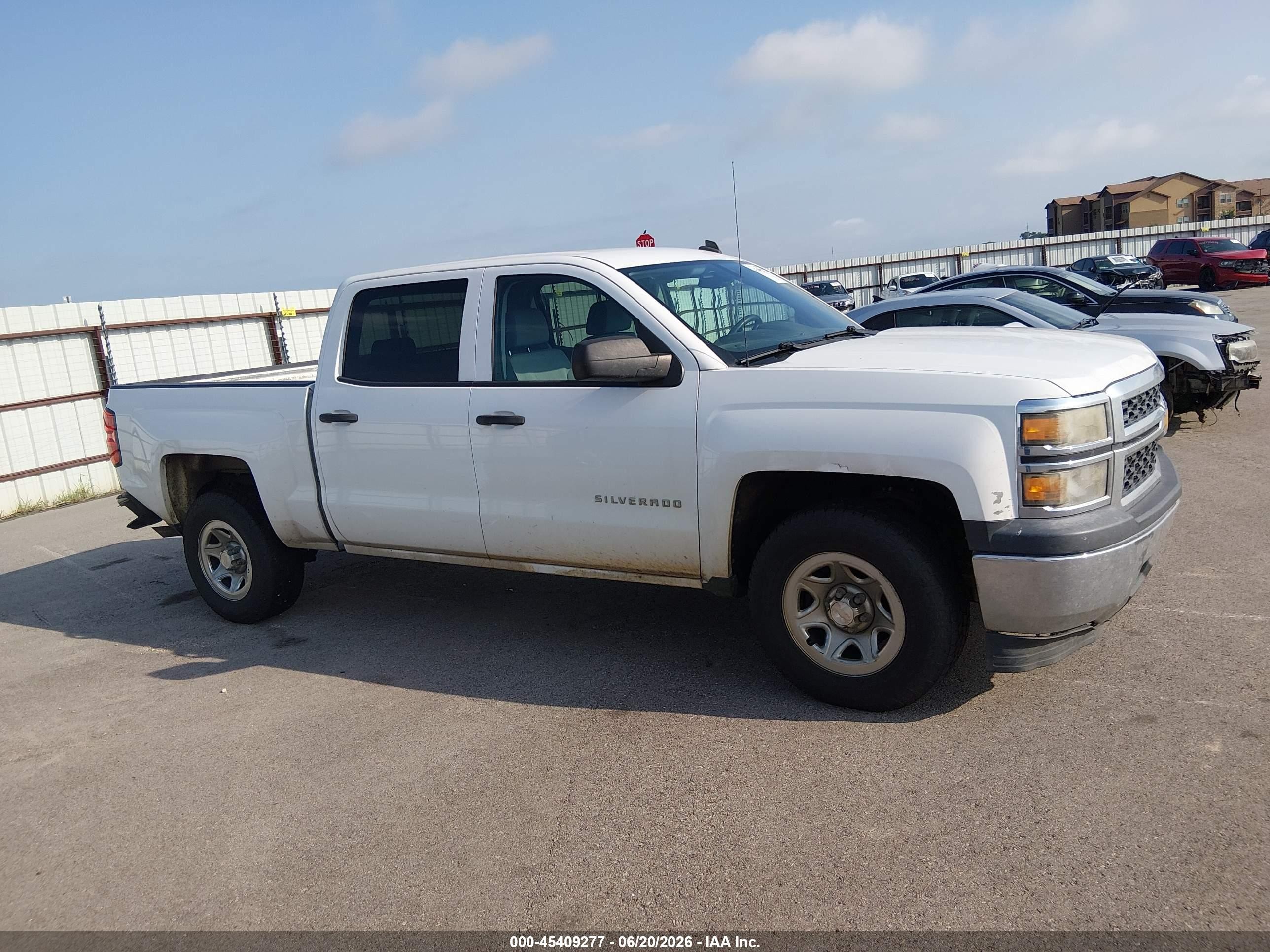 2014 Chevrolet Silverado 1500 Work Truck Белый vin: 3GCPCPEC9EG250471
