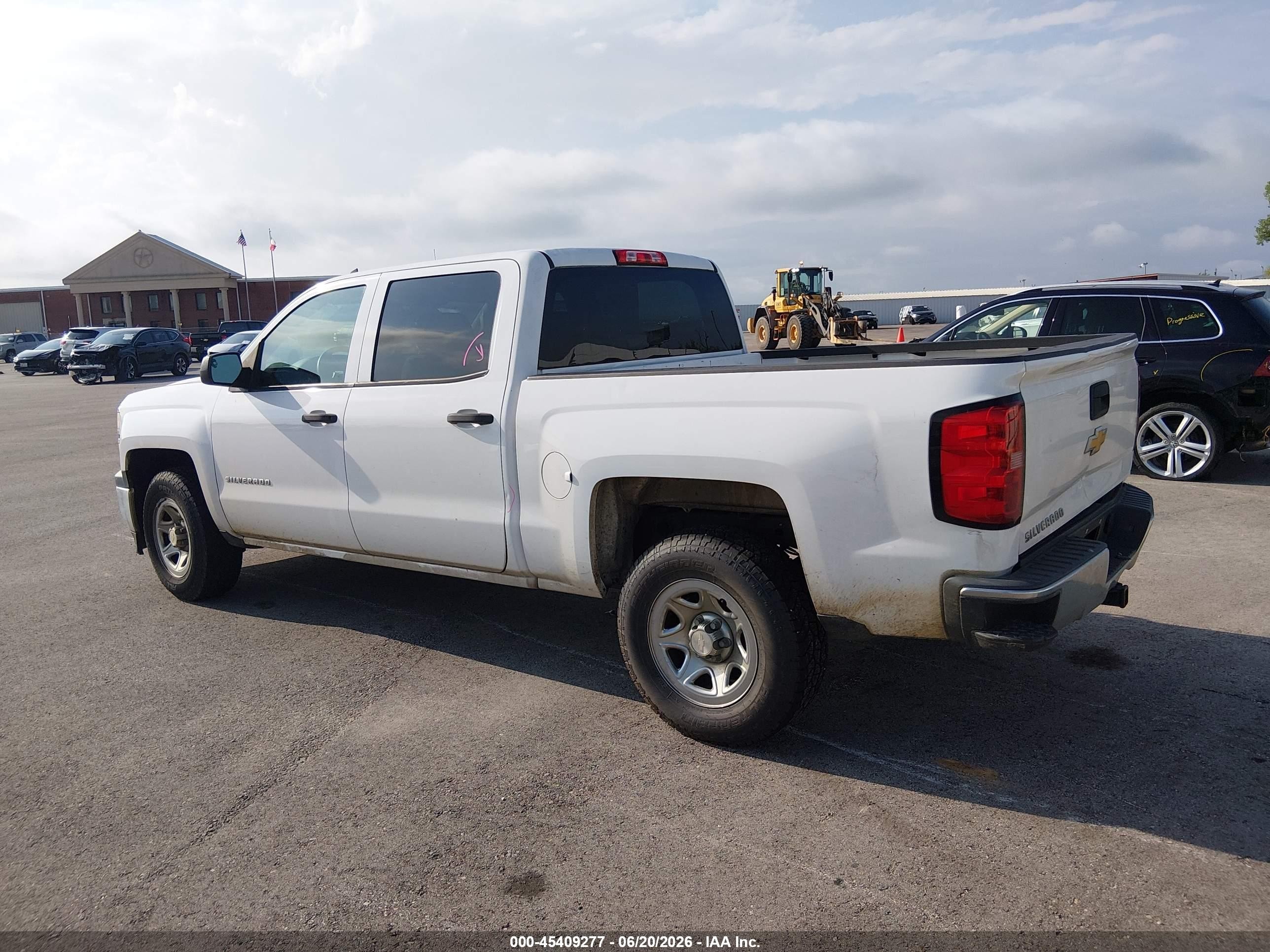 2014 Chevrolet Silverado 1500 Work Truck Белый vin: 3GCPCPEC9EG250471