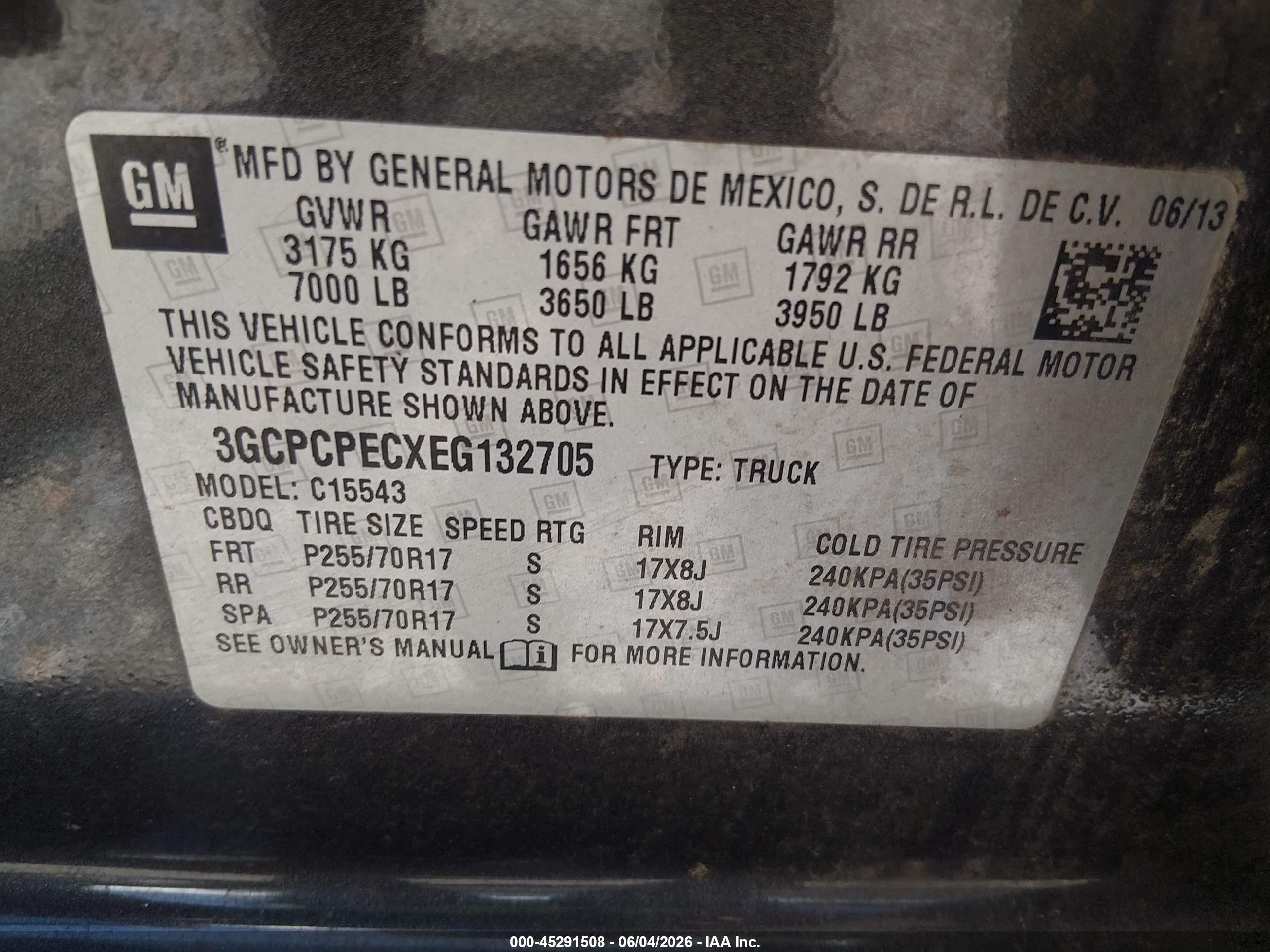 2014 Chevrolet Silverado 1500 Work Truck 2wt Коричневый vin: 3GCPCPECXEG132705