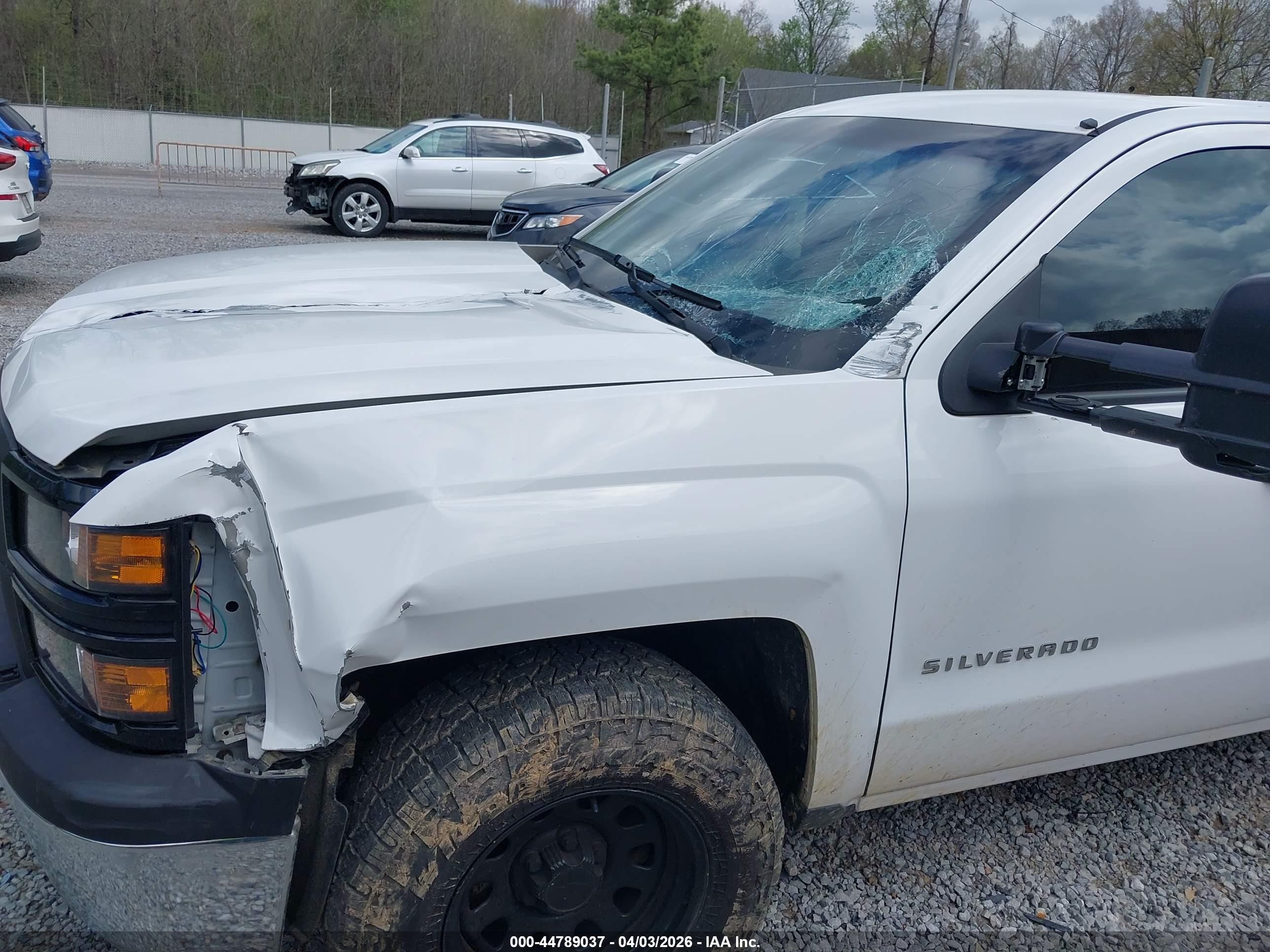 2014 Chevrolet Silverado 1500 Work Truck 1wt Белый vin: 3GCPCPEH1EG187412