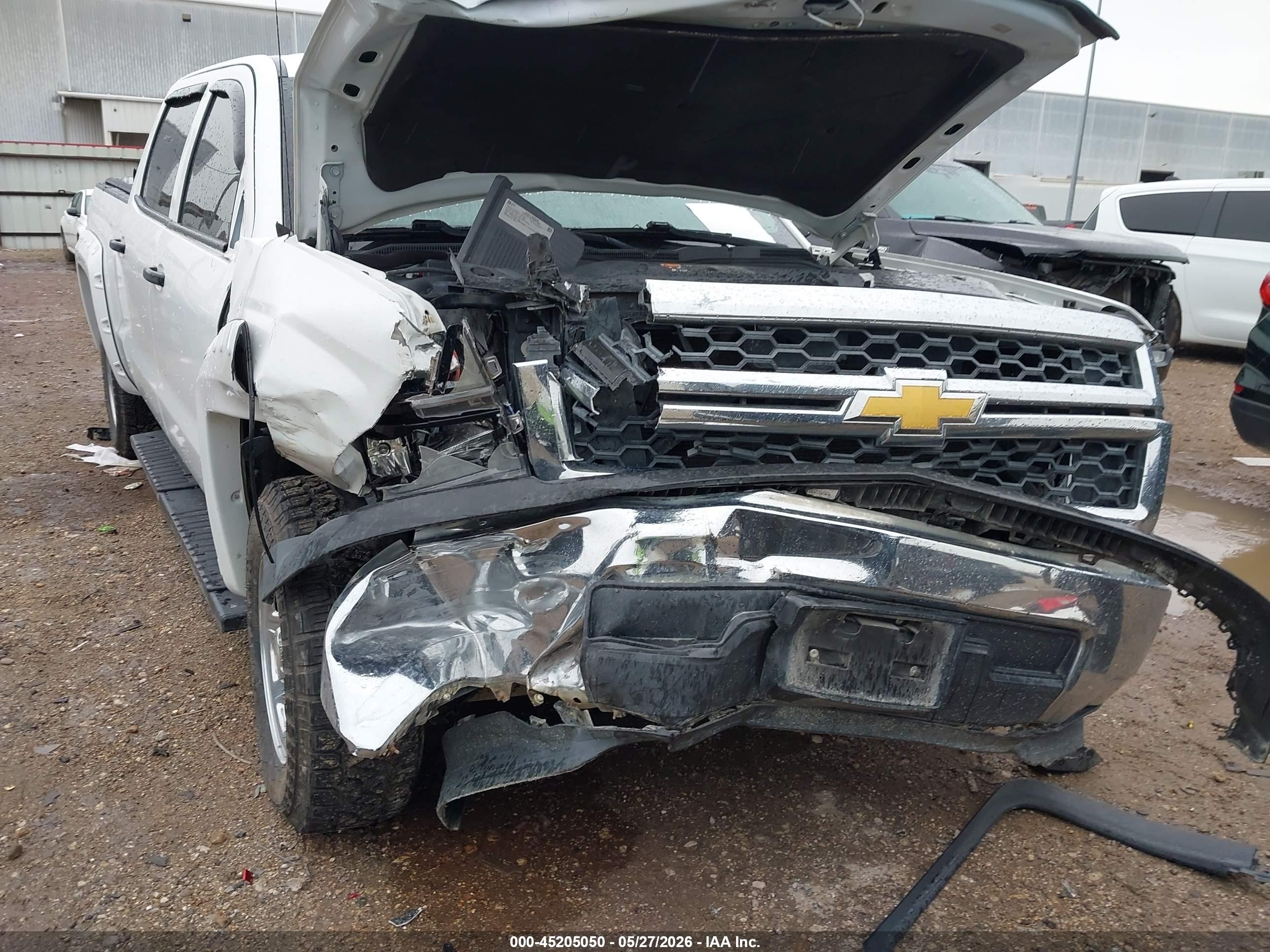 2015 Chevrolet Silverado 1500 Ls White vin: 3GCPCPEH1FG300227