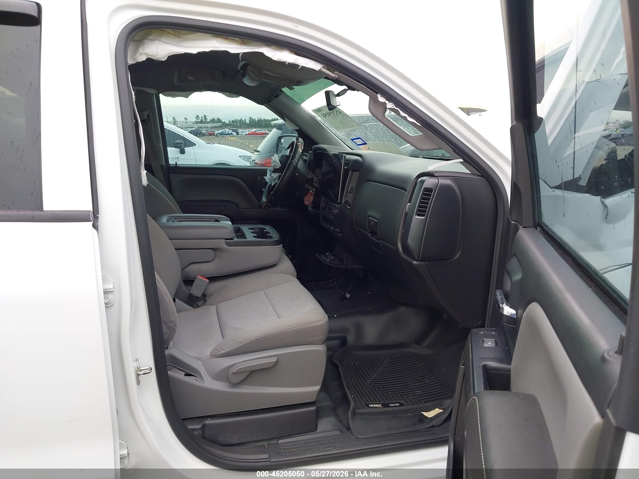 2015 Chevrolet Silverado 1500 Ls White vin: 3GCPCPEH1FG300227