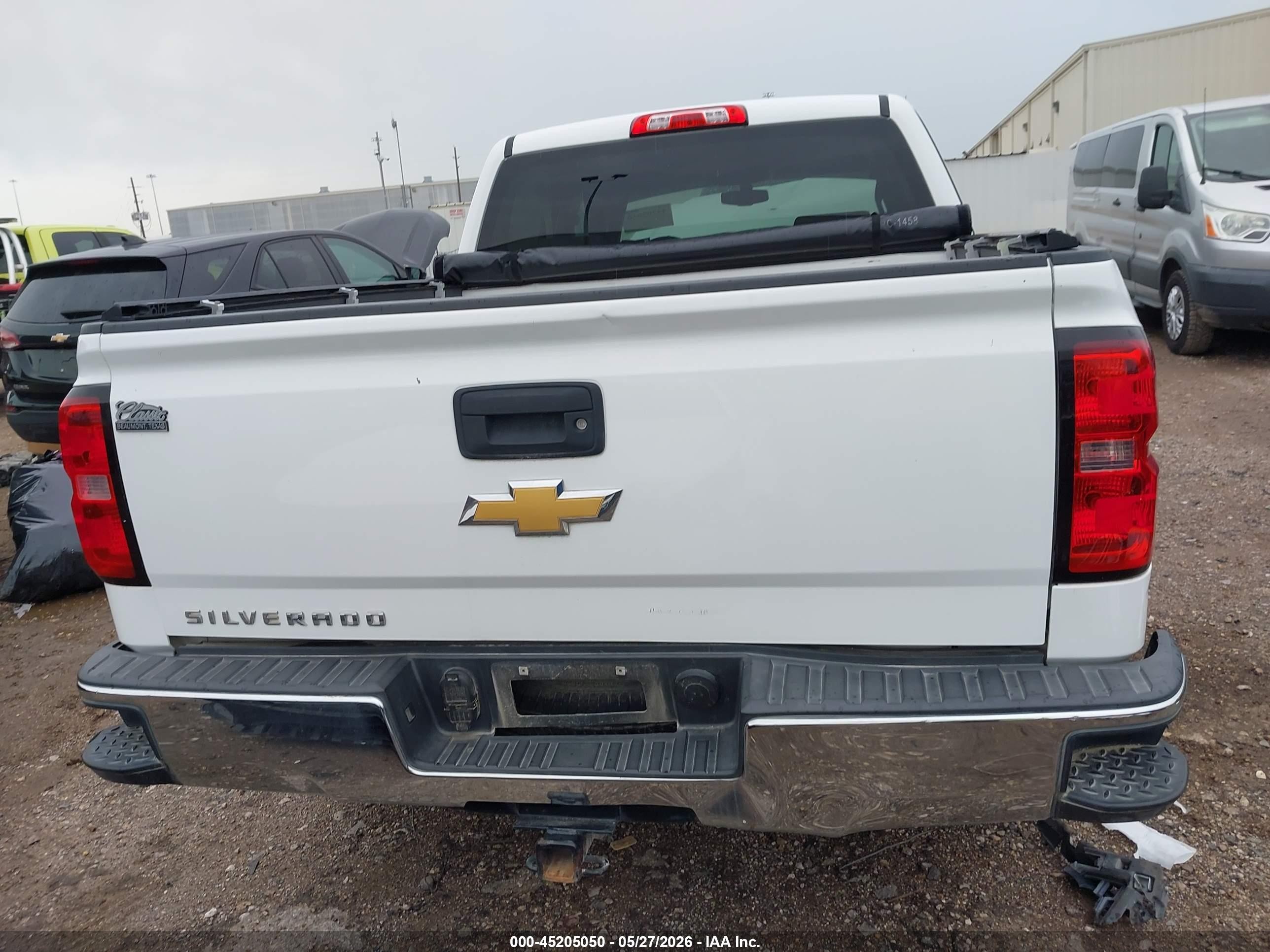 2015 Chevrolet Silverado 1500 Ls White vin: 3GCPCPEH1FG300227