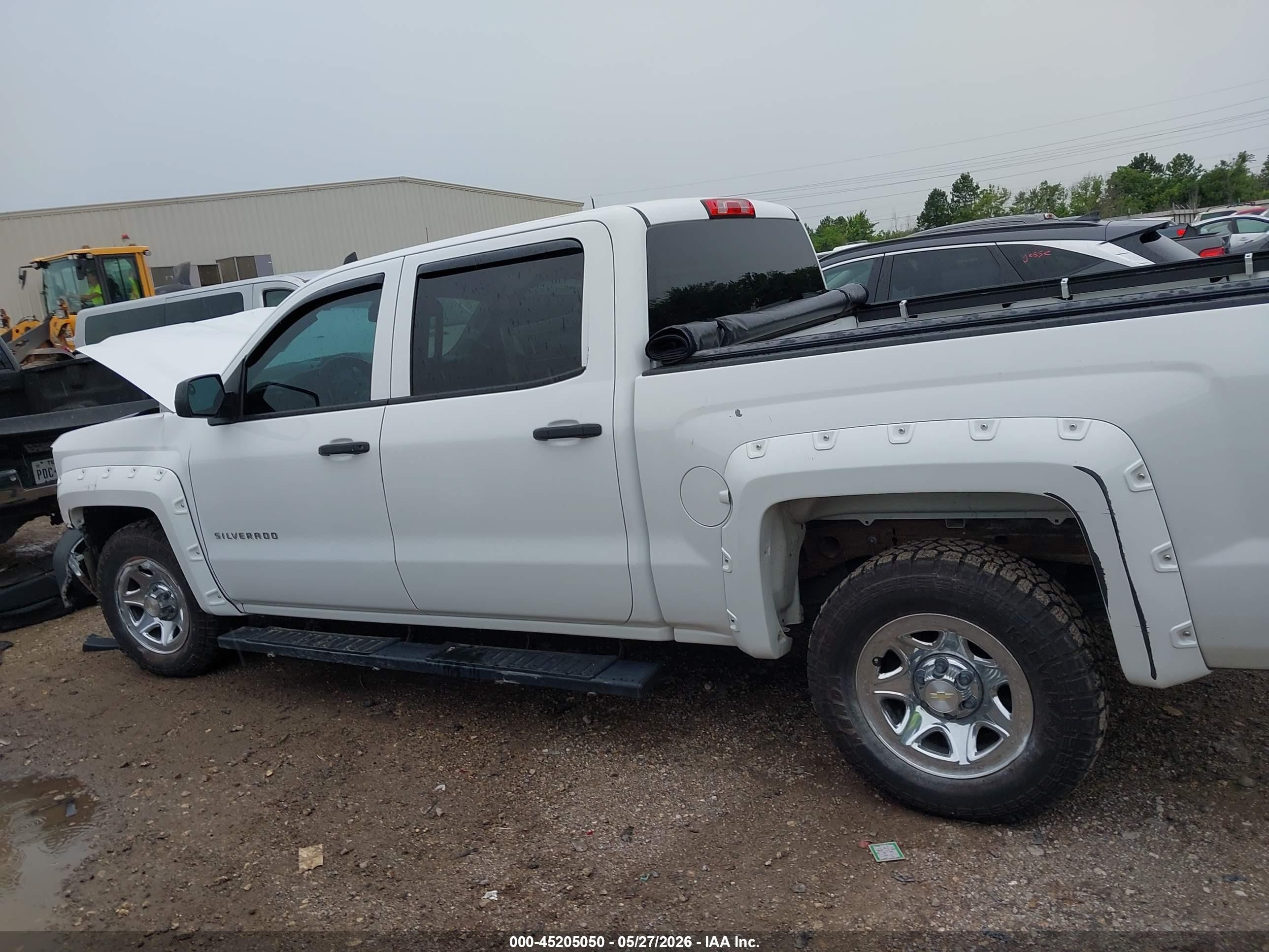 2015 Chevrolet Silverado 1500 Ls White vin: 3GCPCPEH1FG300227