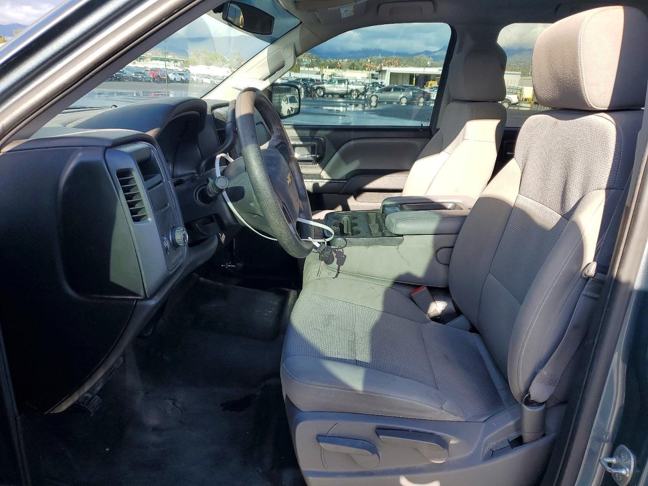 2014 Chevrolet Silverado C1500 Gray vin: 3GCPCPEH2EG329816