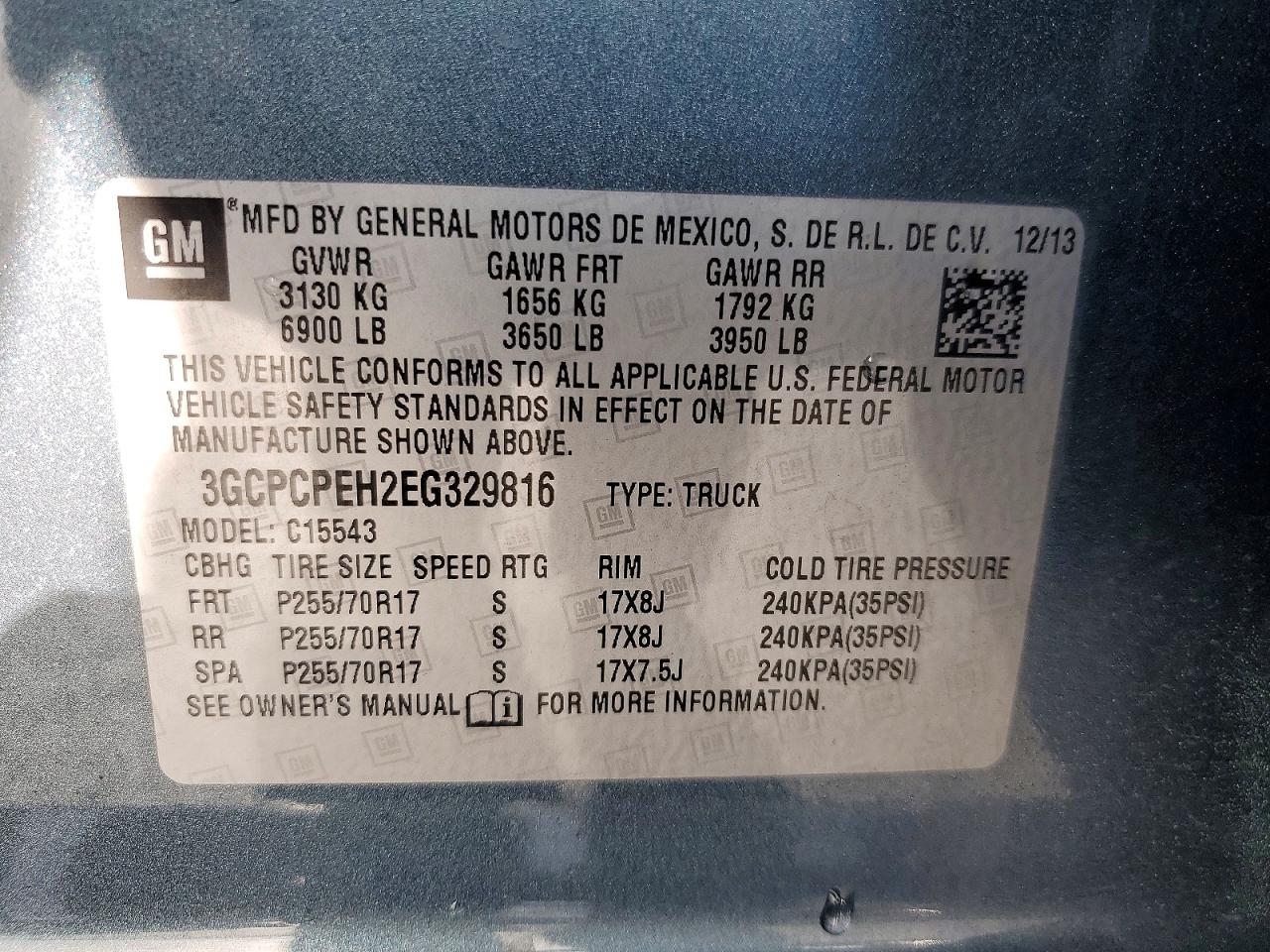 2014 Chevrolet Silverado C1500 Gray vin: 3GCPCPEH2EG329816