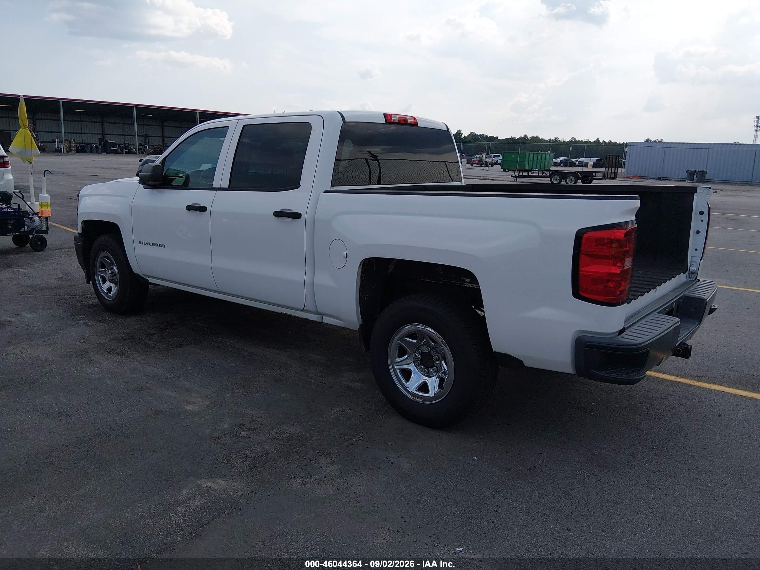 2014 Chevrolet Silverado 1500 Work Truck 2wt White vin: 3GCPCPEH5EG203059