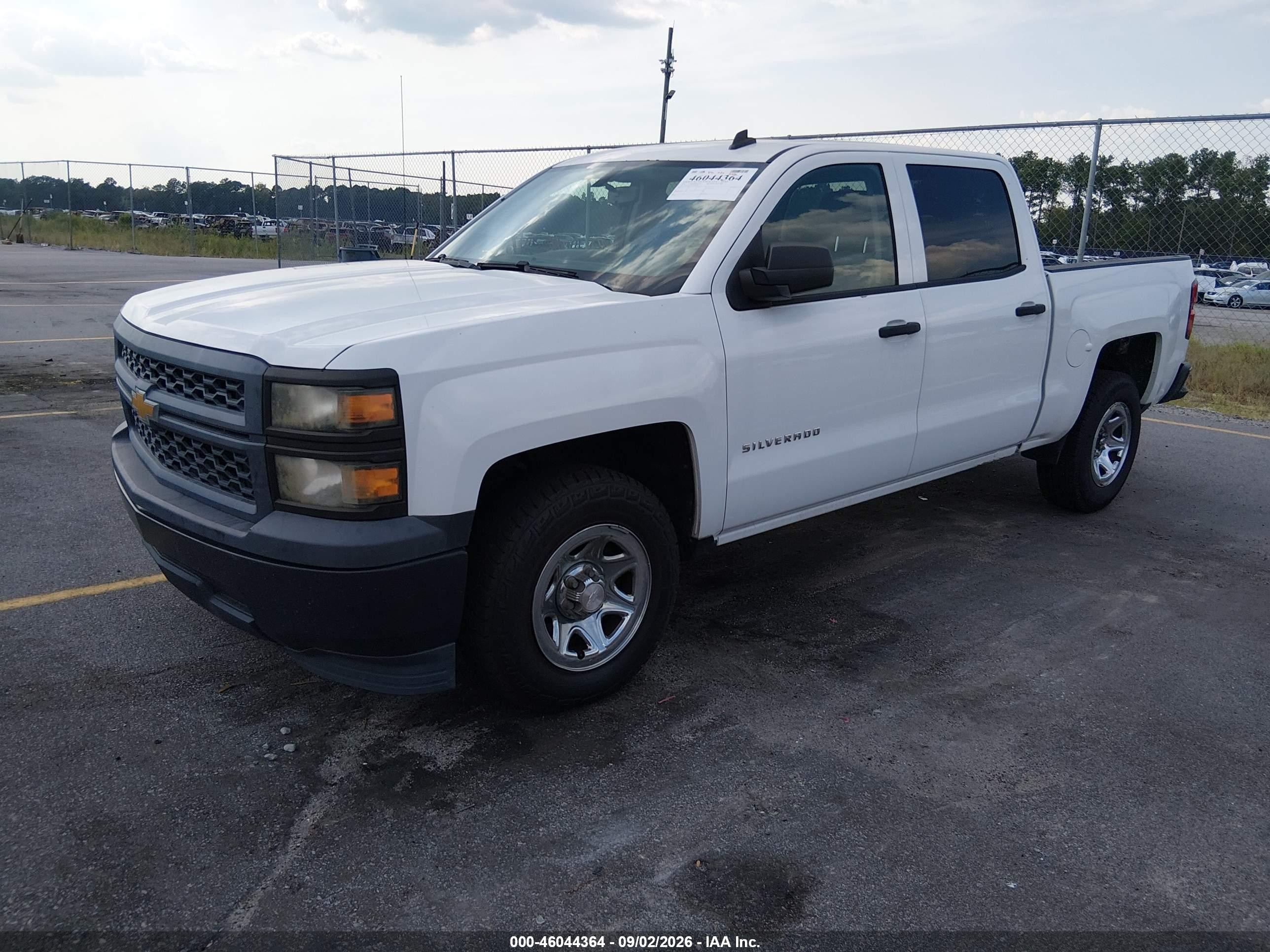 2014 Chevrolet Silverado 1500 Work Truck 2wt White vin: 3GCPCPEH5EG203059