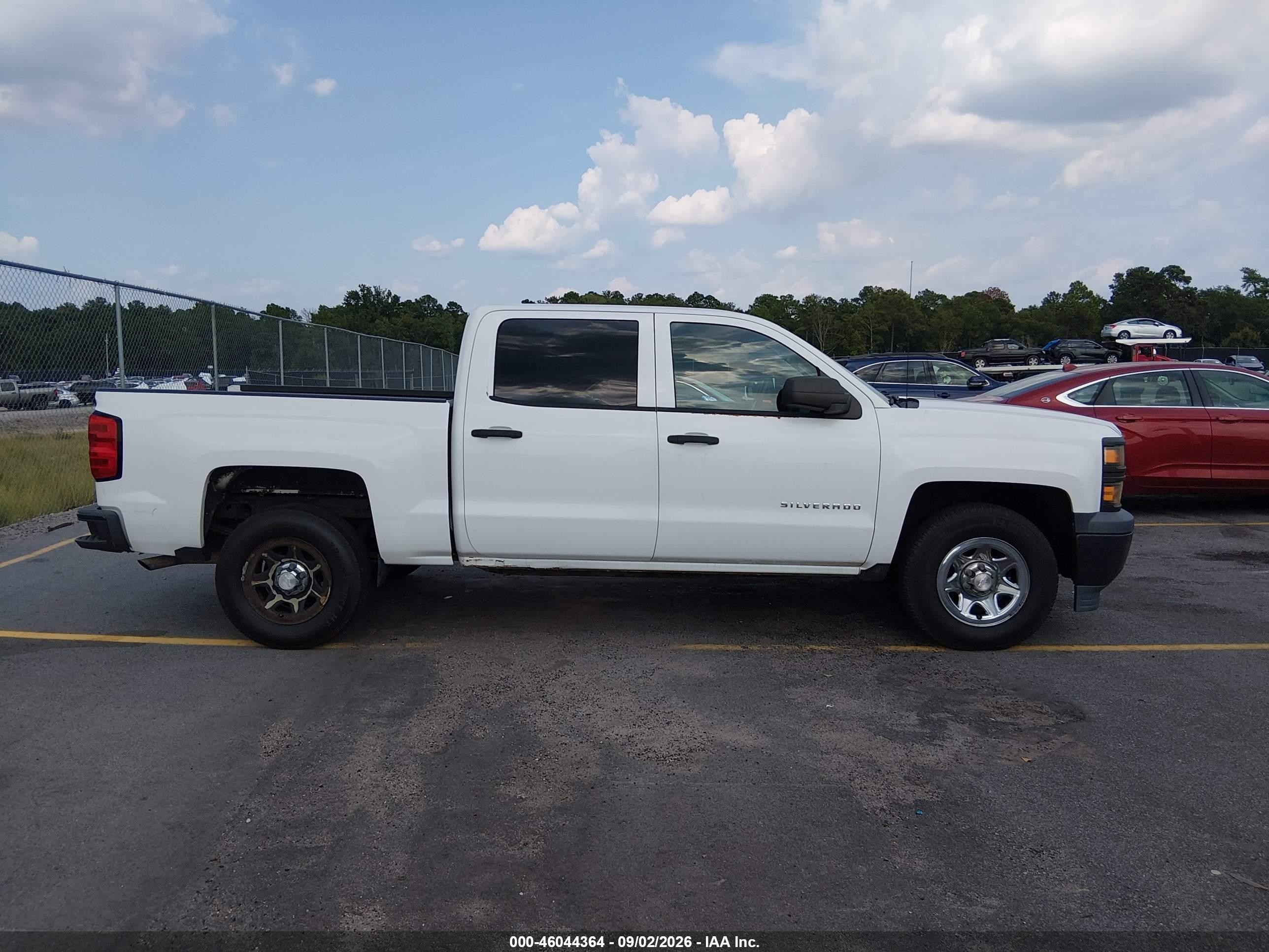 2014 Chevrolet Silverado 1500 Work Truck 2wt White vin: 3GCPCPEH5EG203059