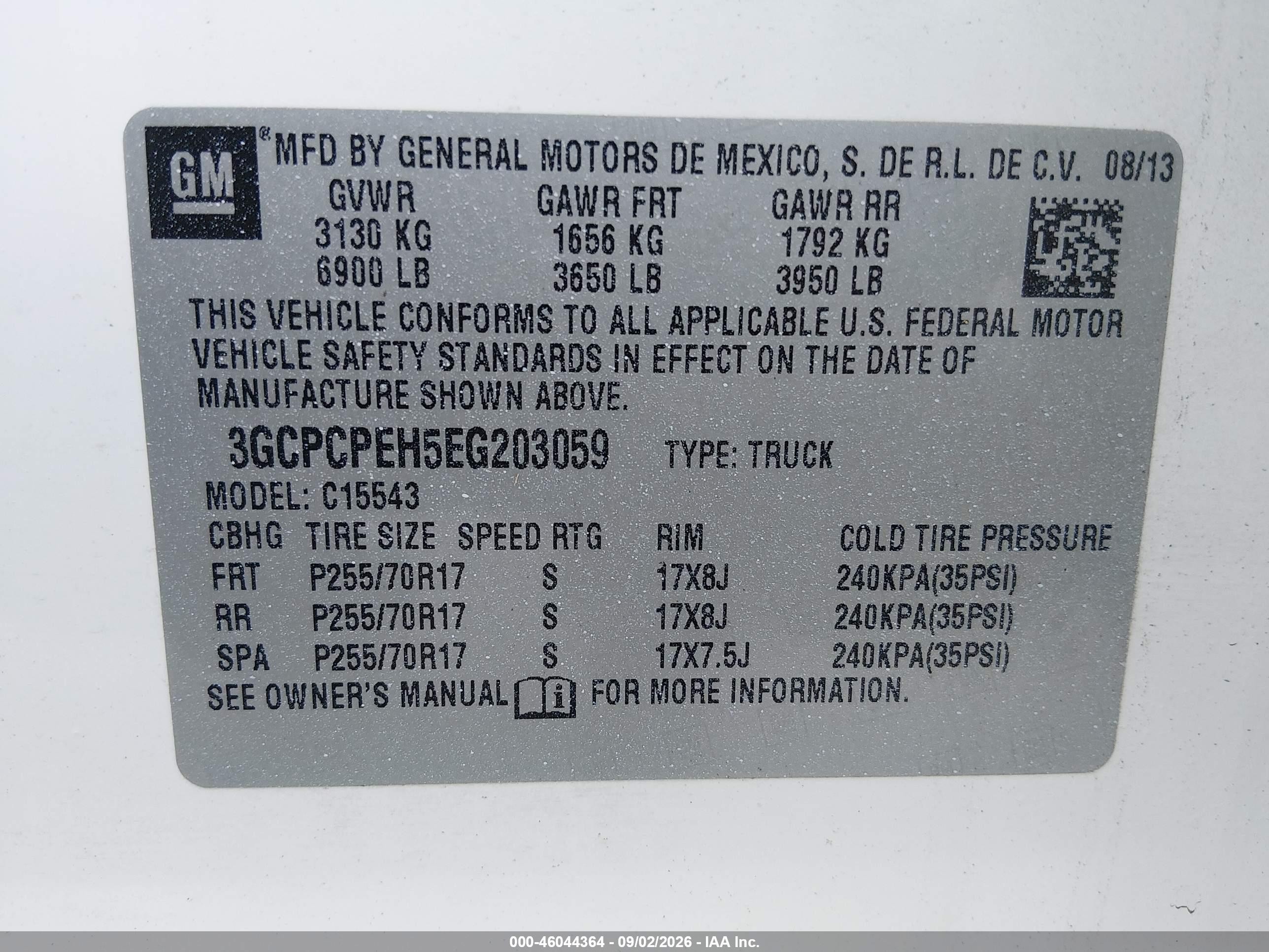 2014 Chevrolet Silverado 1500 Work Truck 2wt White vin: 3GCPCPEH5EG203059