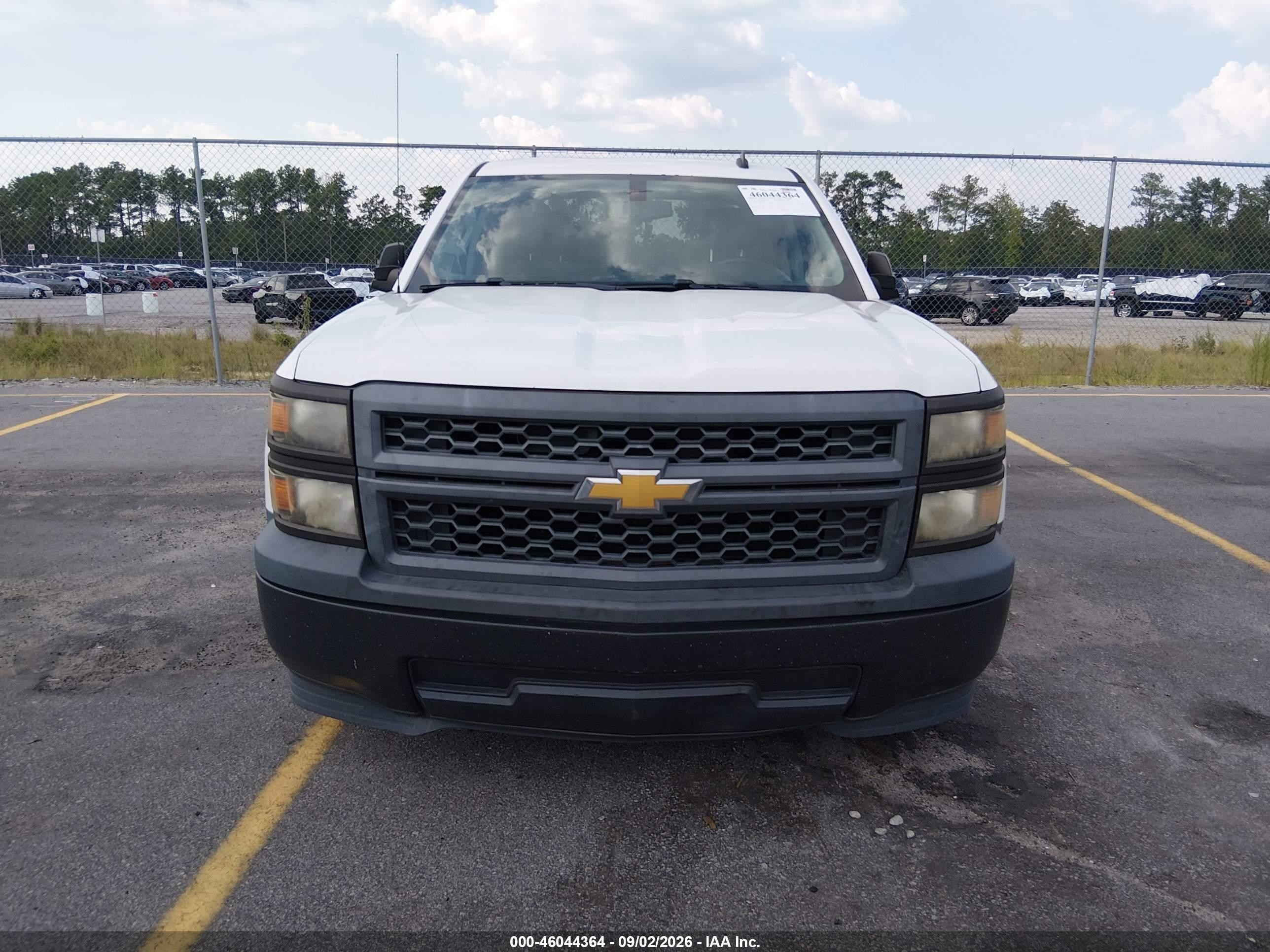 2014 Chevrolet Silverado 1500 Work Truck 2wt White vin: 3GCPCPEH5EG203059