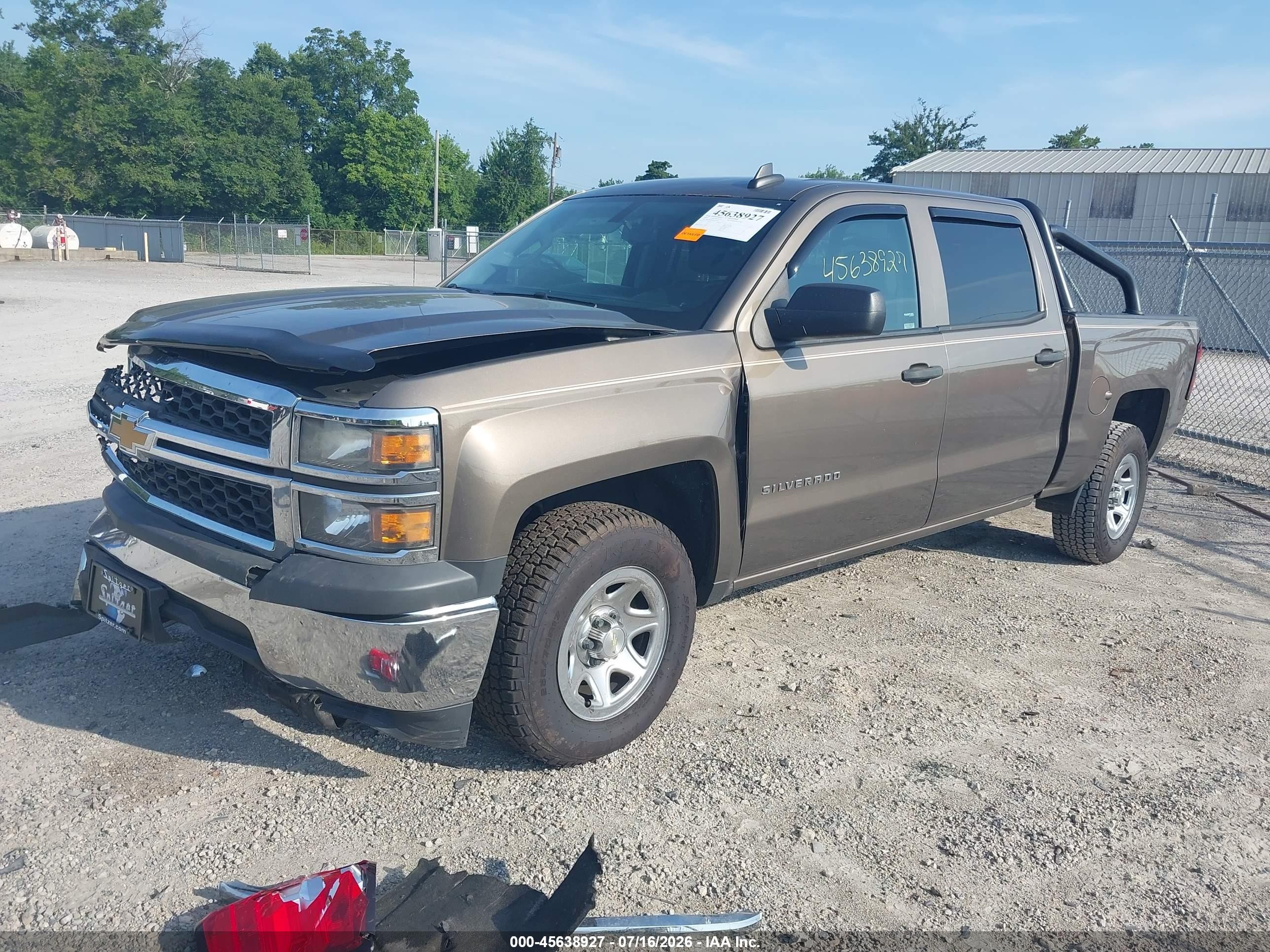 2015 Chevrolet Silverado 1500 Ls Tan vin: 3GCPCPEH5FG158268
