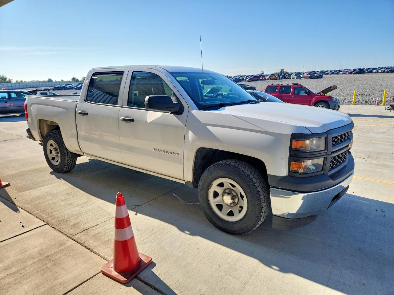2014 Chevrolet Silverado C1500 Белый vin: 3GCPCPEH6EG332346