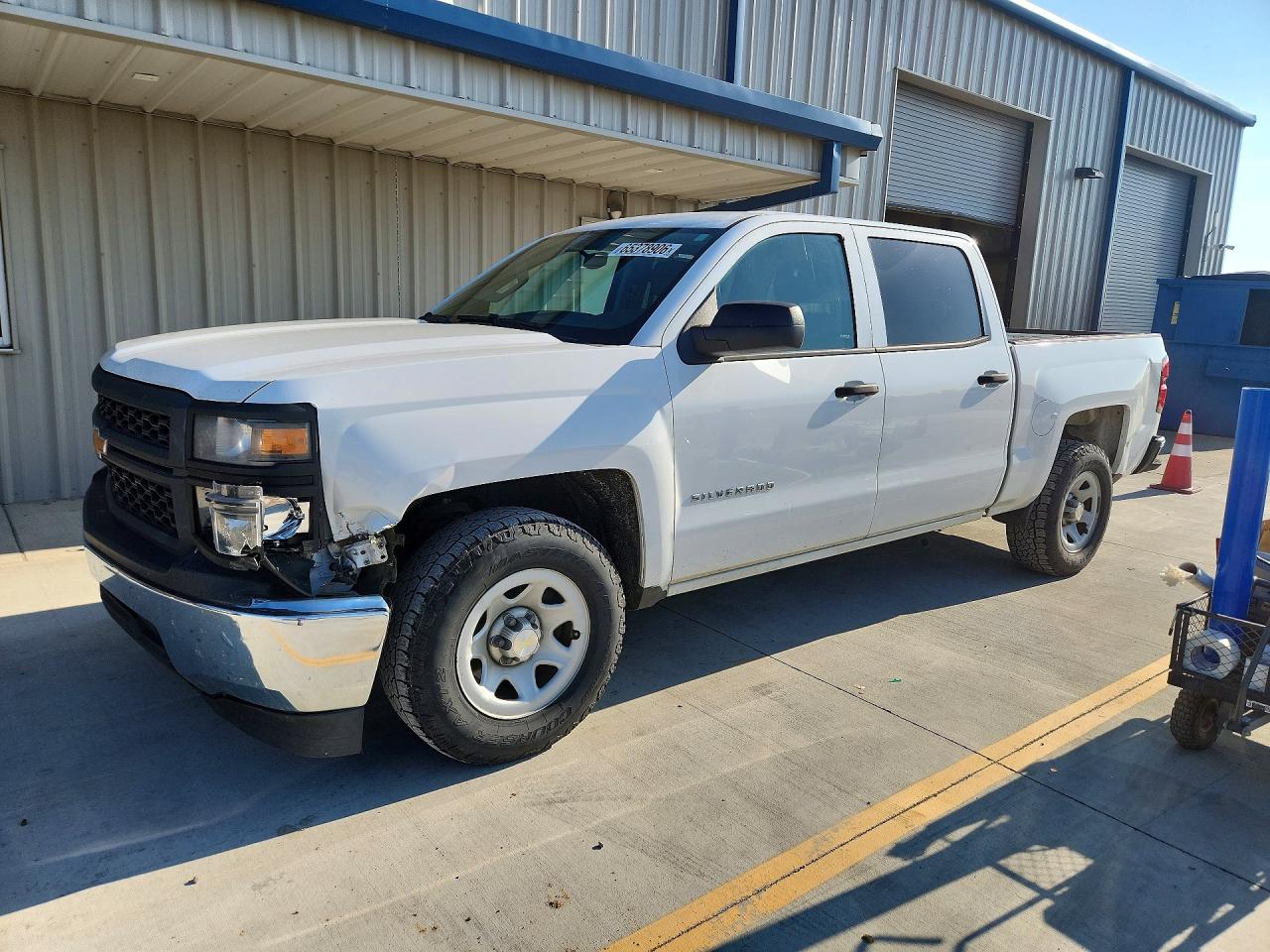 2014 Chevrolet Silverado C1500 White vin: 3GCPCPEH6EG332346