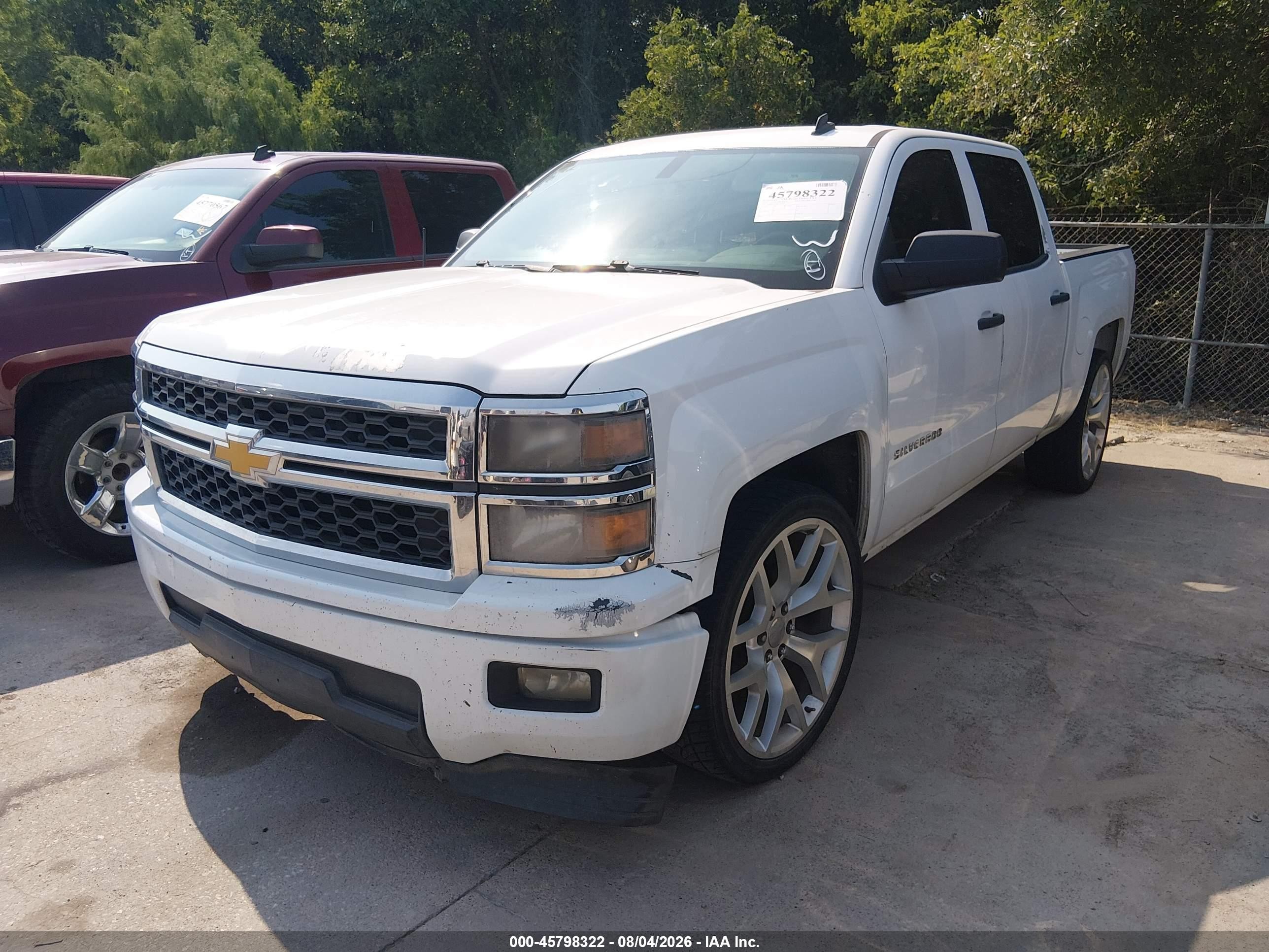 2014 Chevrolet Silverado 1500 Work Truck White vin: 3GCPCPEH7EG190007
