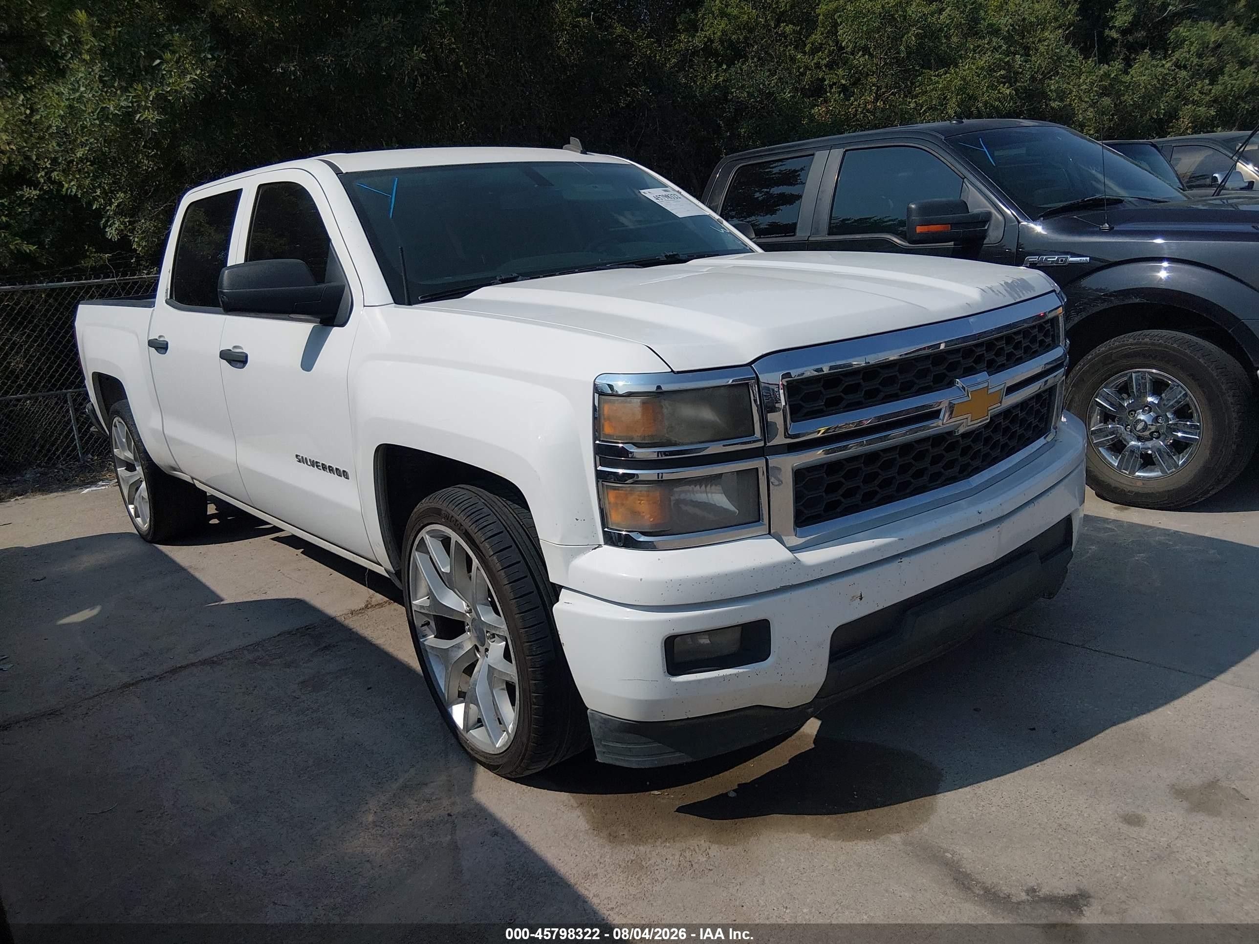 2014 Chevrolet Silverado 1500 Work Truck White vin: 3GCPCPEH7EG190007