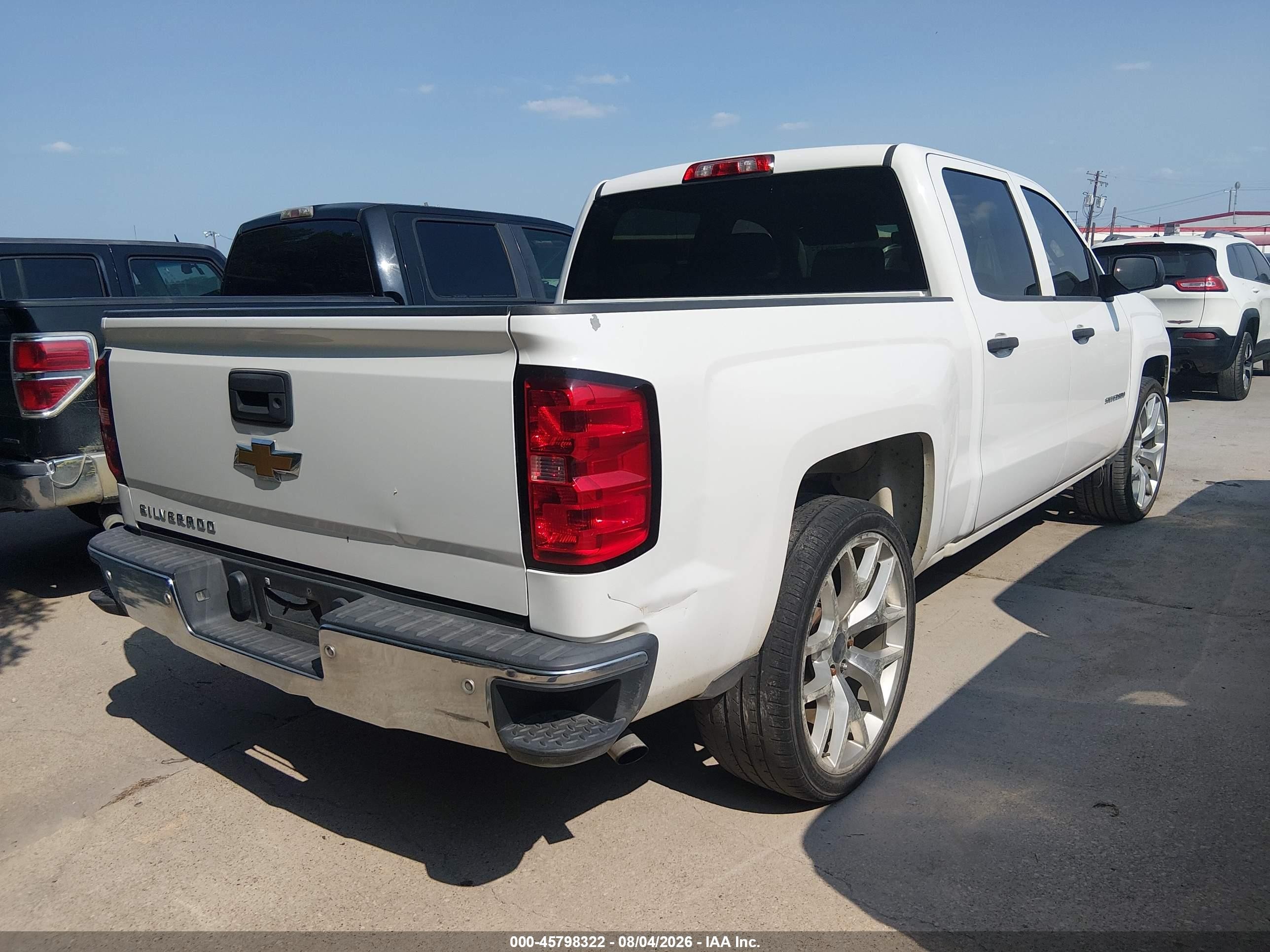 2014 Chevrolet Silverado 1500 Work Truck White vin: 3GCPCPEH7EG190007