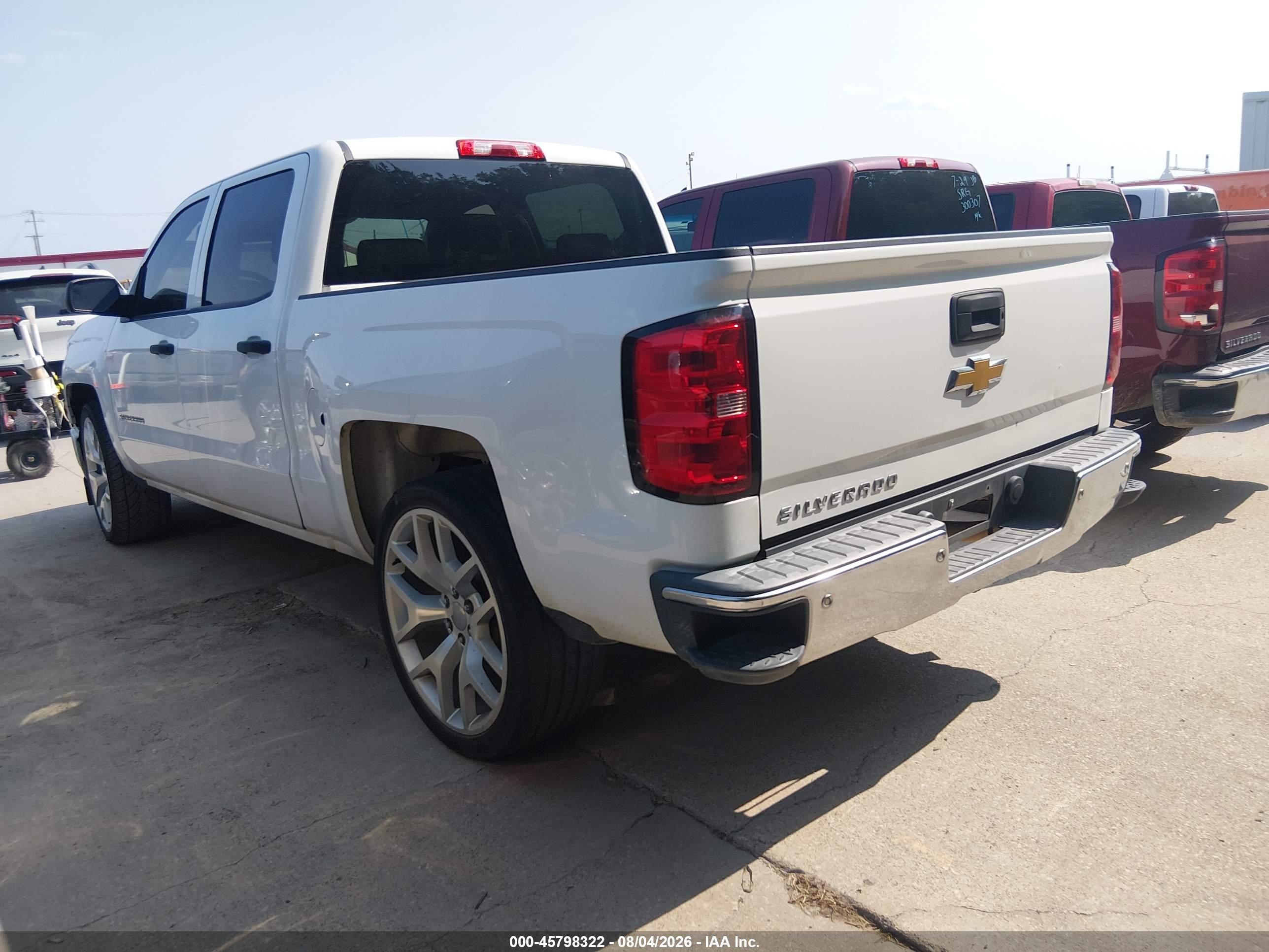 2014 Chevrolet Silverado 1500 Work Truck White vin: 3GCPCPEH7EG190007