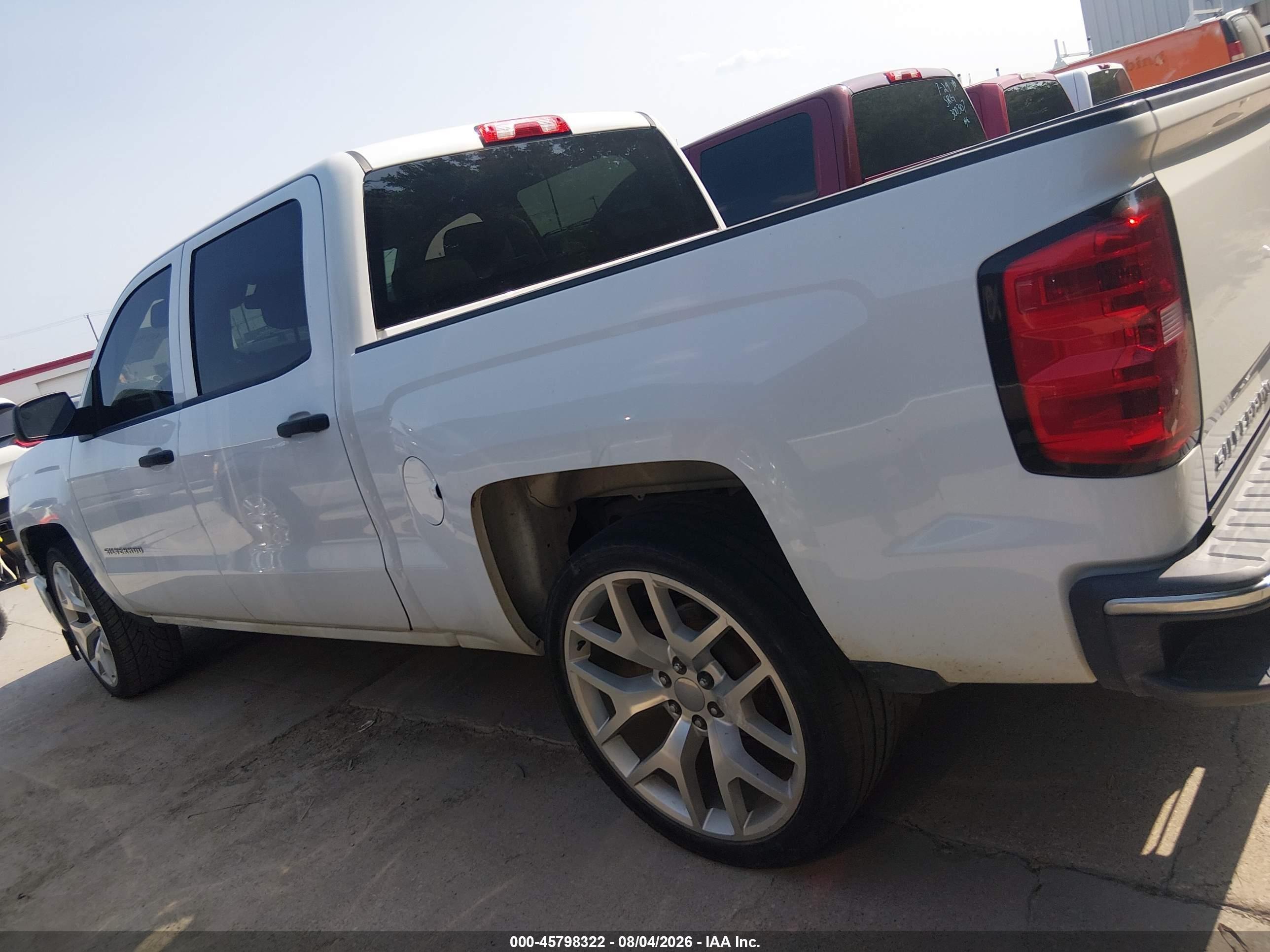 2014 Chevrolet Silverado 1500 Work Truck White vin: 3GCPCPEH7EG190007