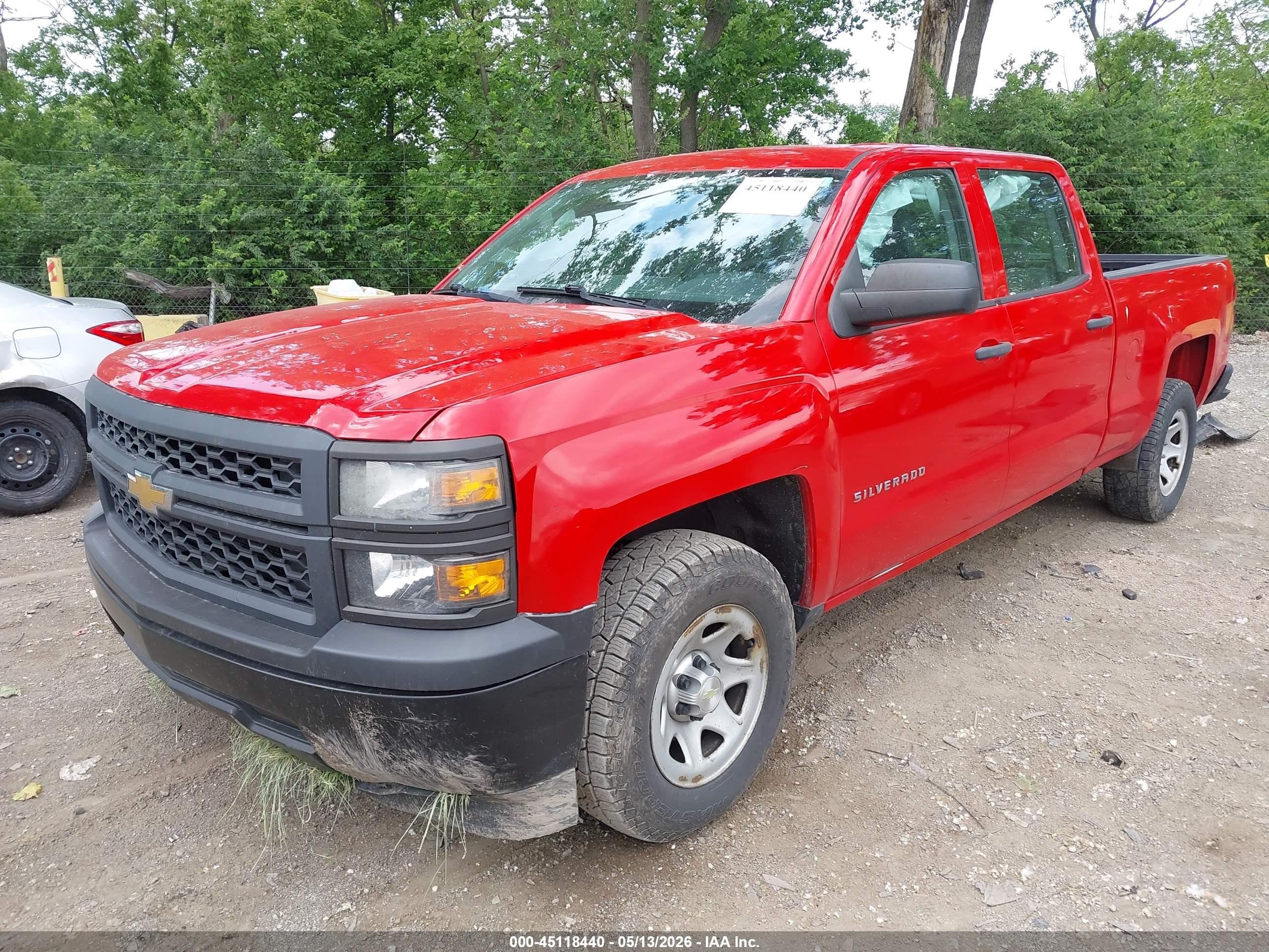 2014 Chevrolet Silverado 1500 Work Truck 1wt Красный vin: 3GCPCPEH7EG205315