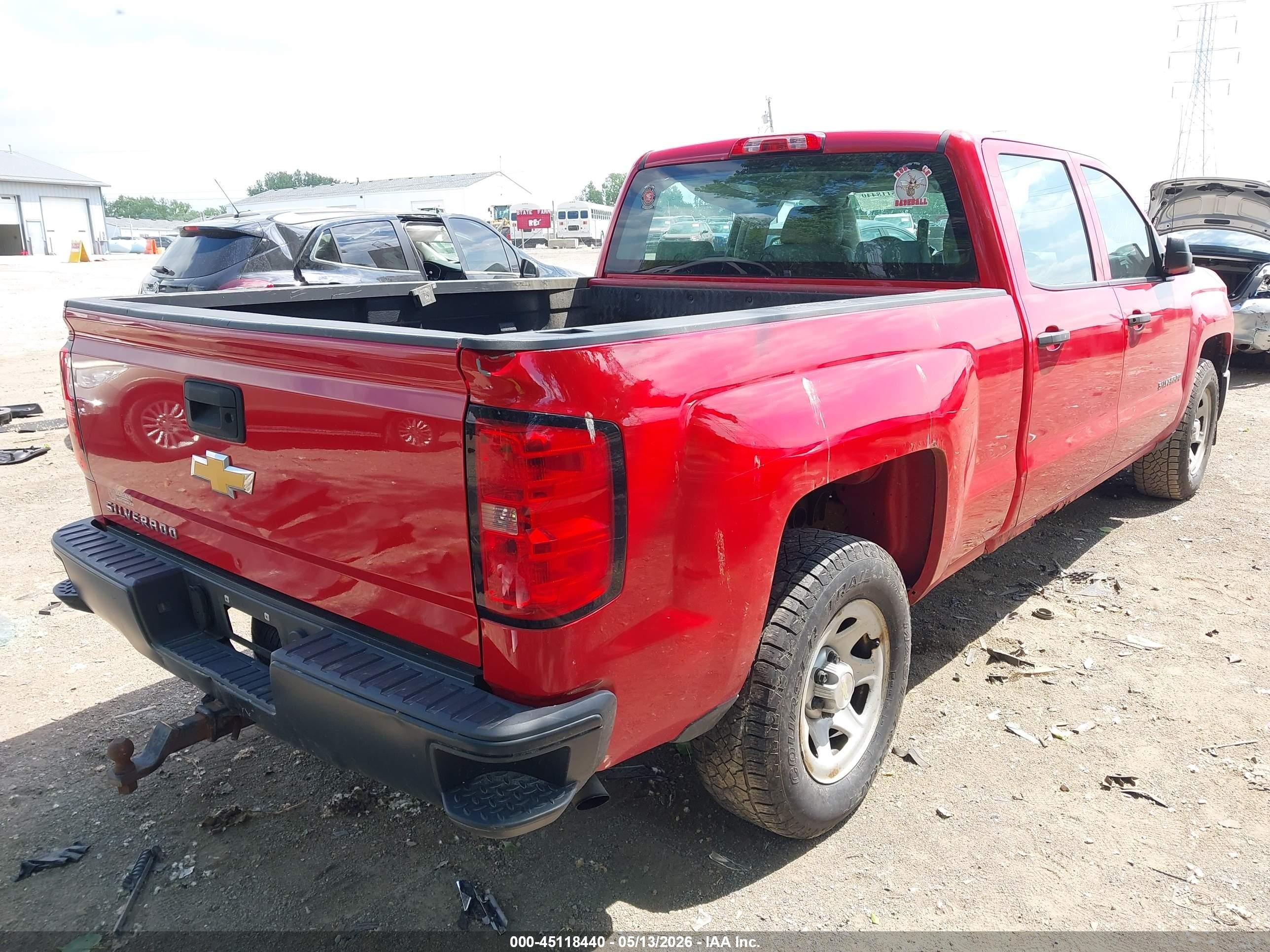 2014 Chevrolet Silverado 1500 Work Truck 1wt Красный vin: 3GCPCPEH7EG205315