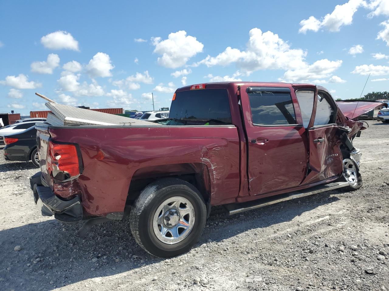 2014 Chevrolet Silverado C1500 Burgundy vin: 3GCPCPEH7EG317340