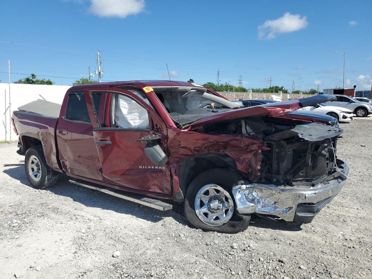 2014 Chevrolet Silverado C1500 Burgundy vin: 3GCPCPEH7EG317340