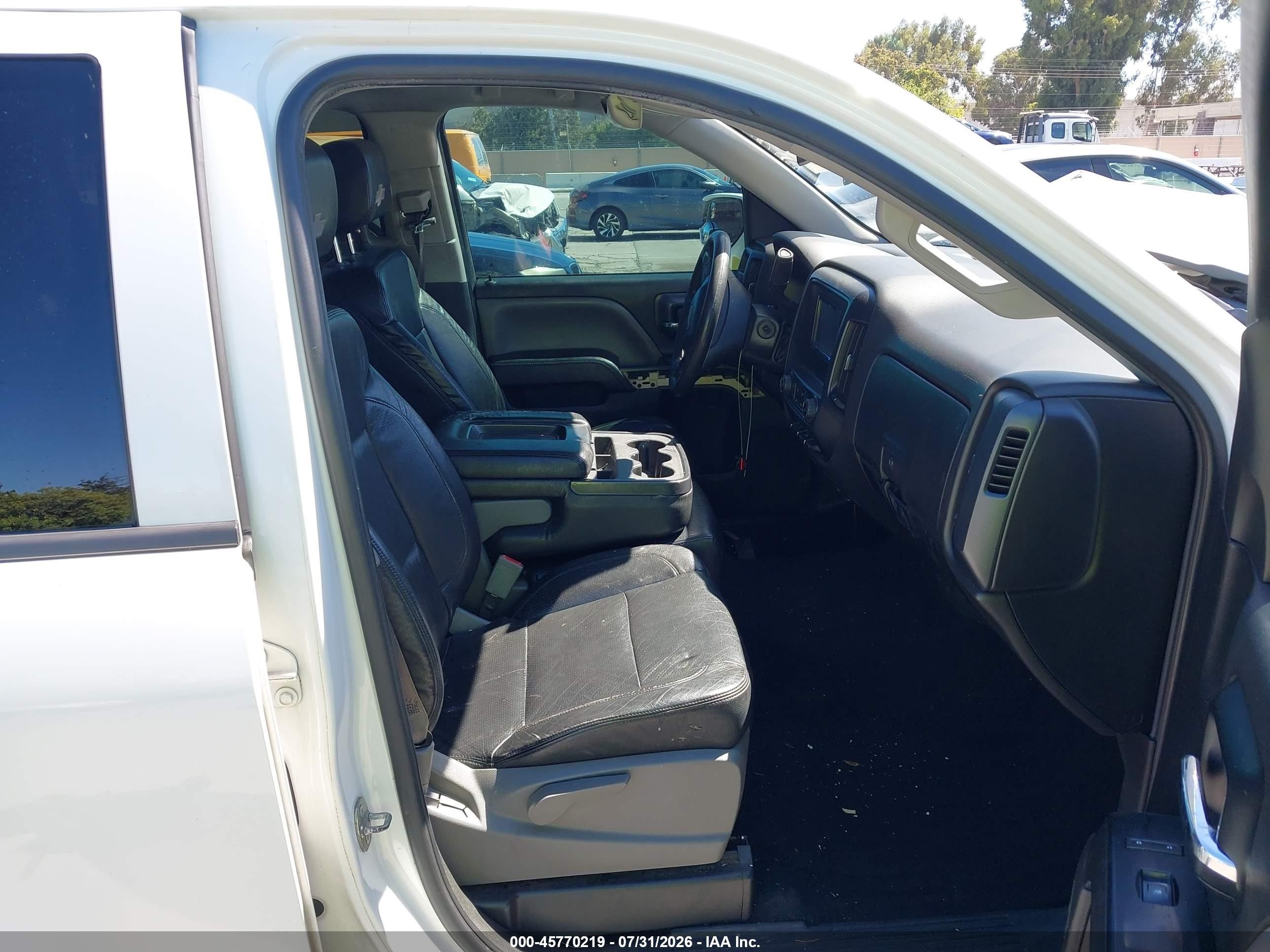 2014 Chevrolet Silverado 1500 Work Truck White vin: 3GCPCPEH8EG294392