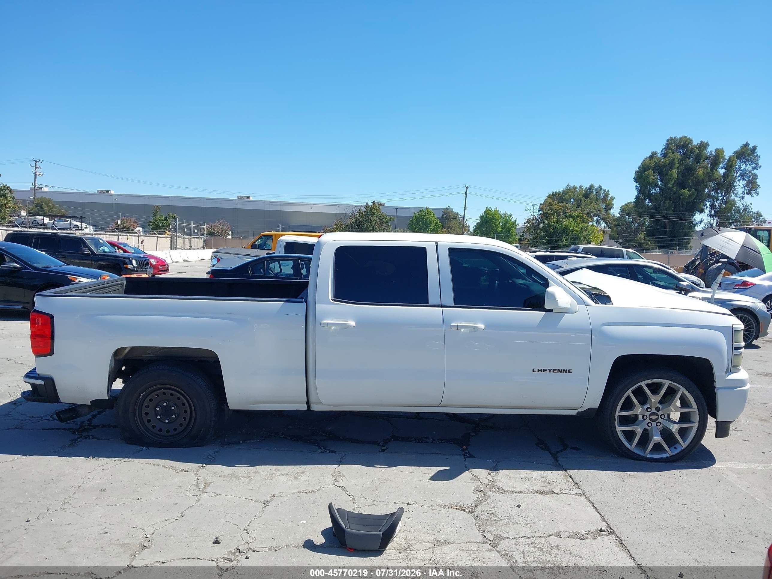 2014 Chevrolet Silverado 1500 Work Truck White vin: 3GCPCPEH8EG294392