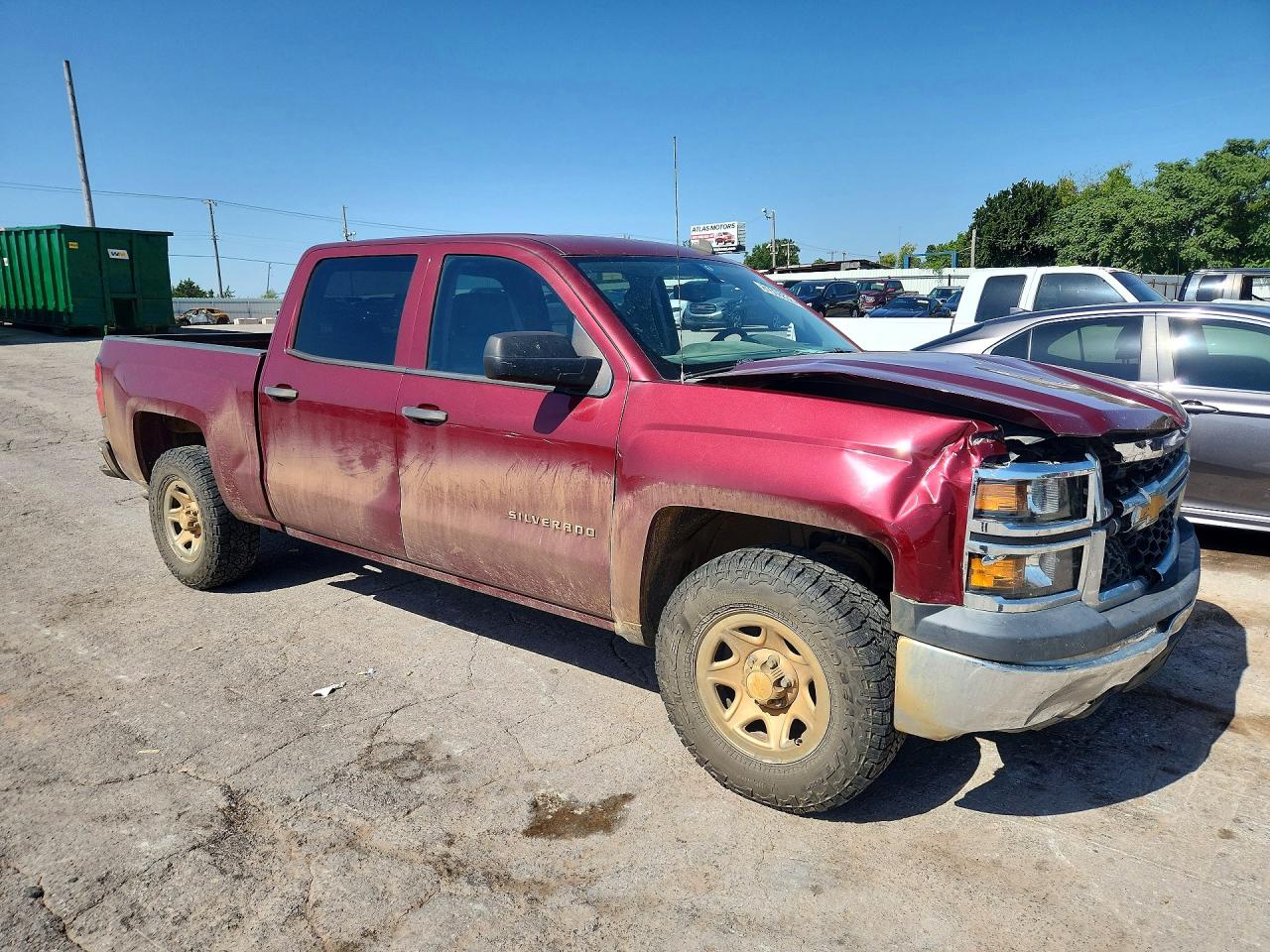 2014 Chevrolet Silverado C1500 Burgundy vin: 3GCPCPEH8EG322935