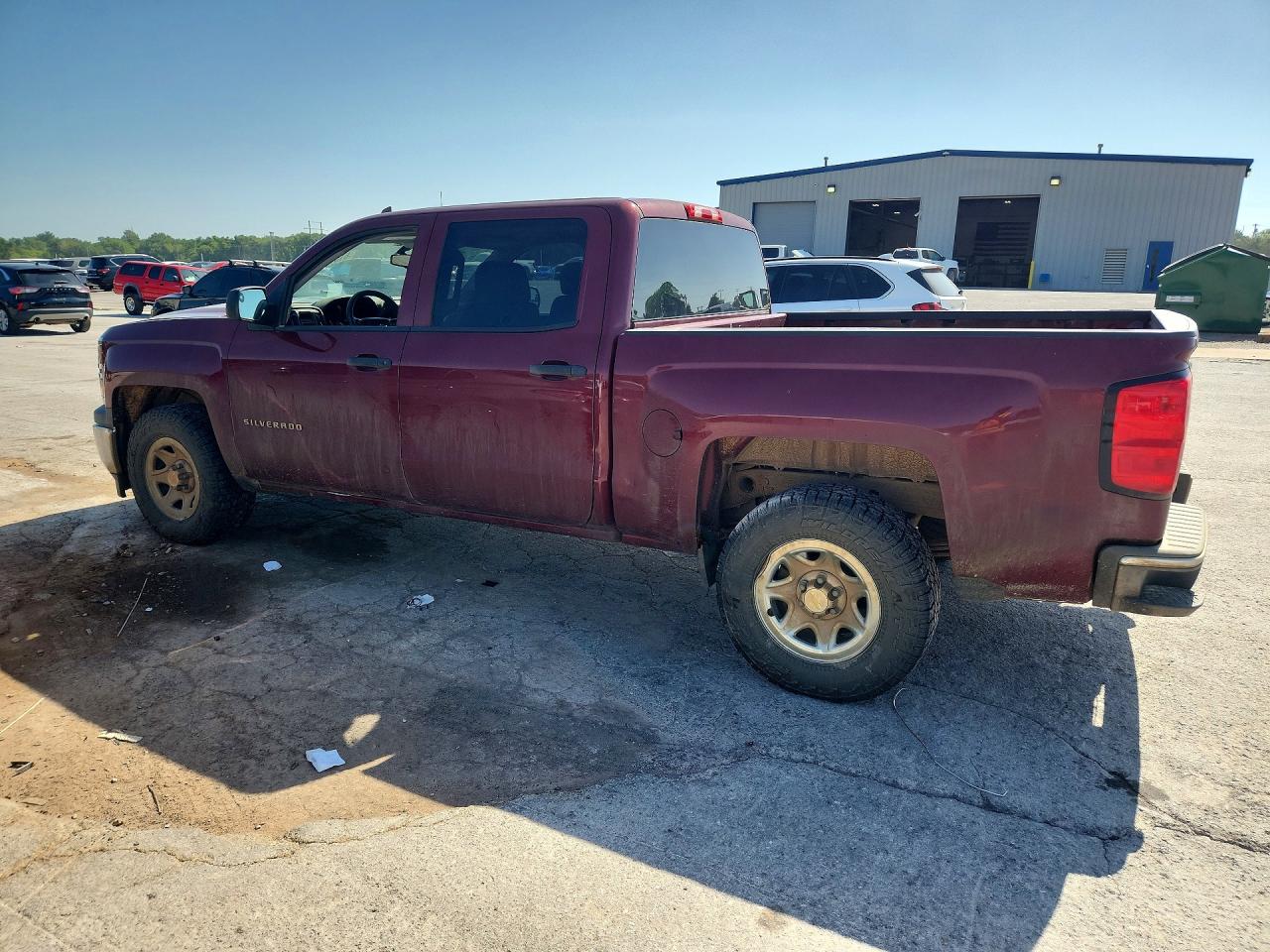 2014 Chevrolet Silverado C1500 Burgundy vin: 3GCPCPEH8EG322935