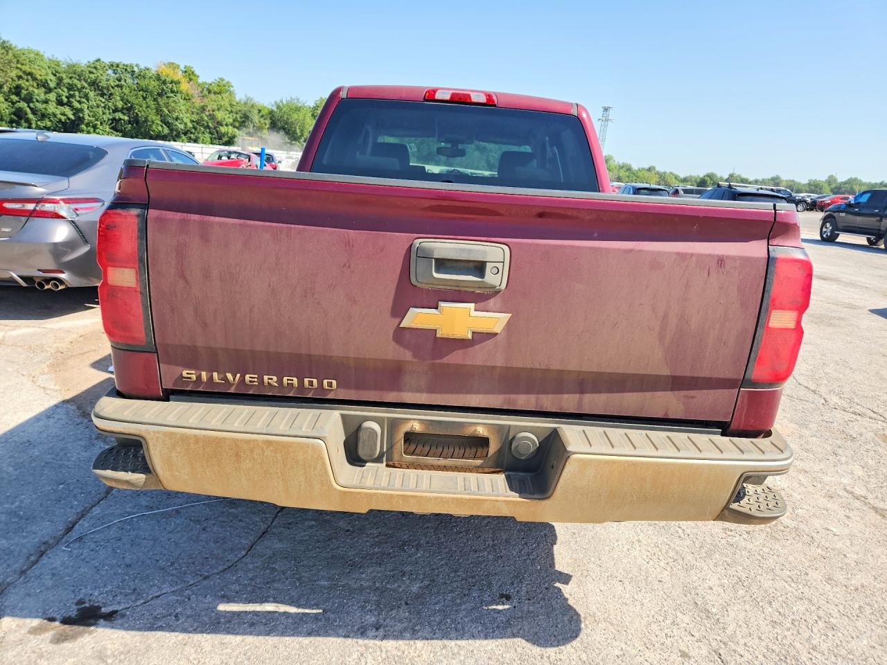 2014 Chevrolet Silverado C1500 Burgundy vin: 3GCPCPEH8EG322935